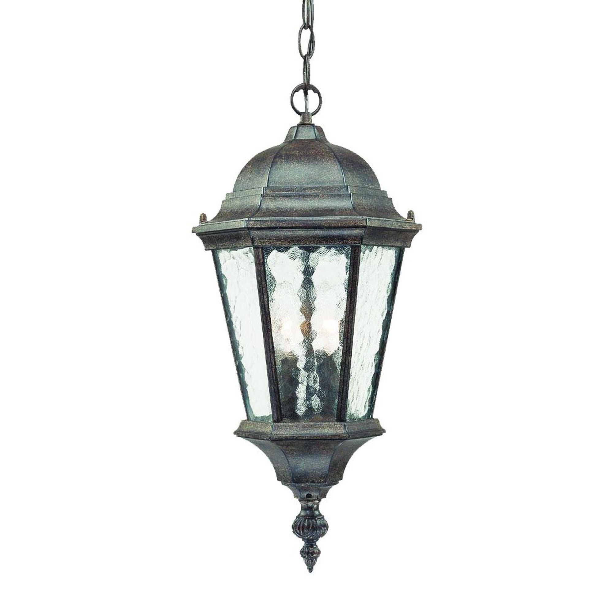 Shown in Black Coral finish and Clear glass and Clear Glass Panes shade