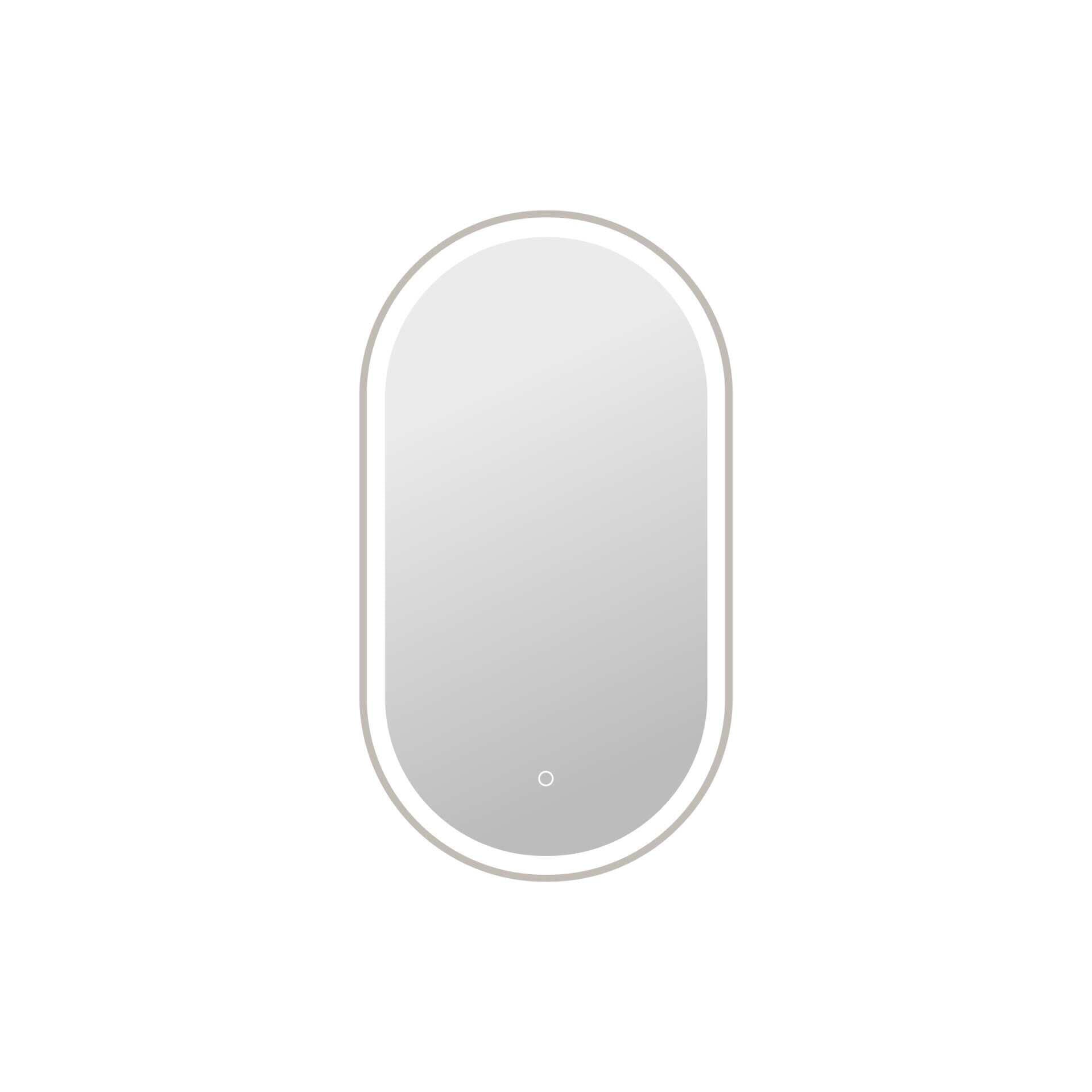 Harmoni 36 Inch Oval LED Lighted Mirror by Elegant Decor