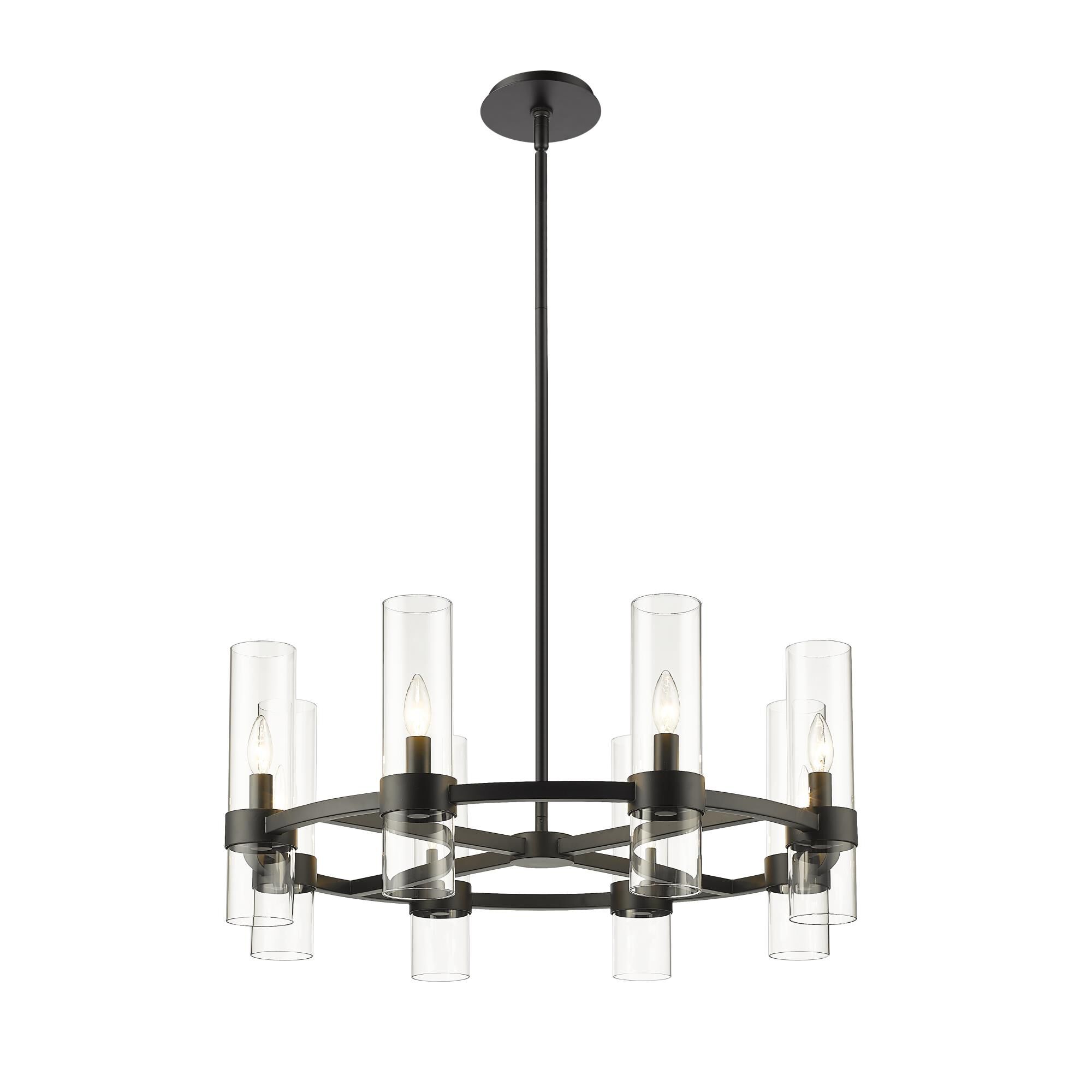 Datus 32 Inch 8 Light Chandelier by Z-Lite