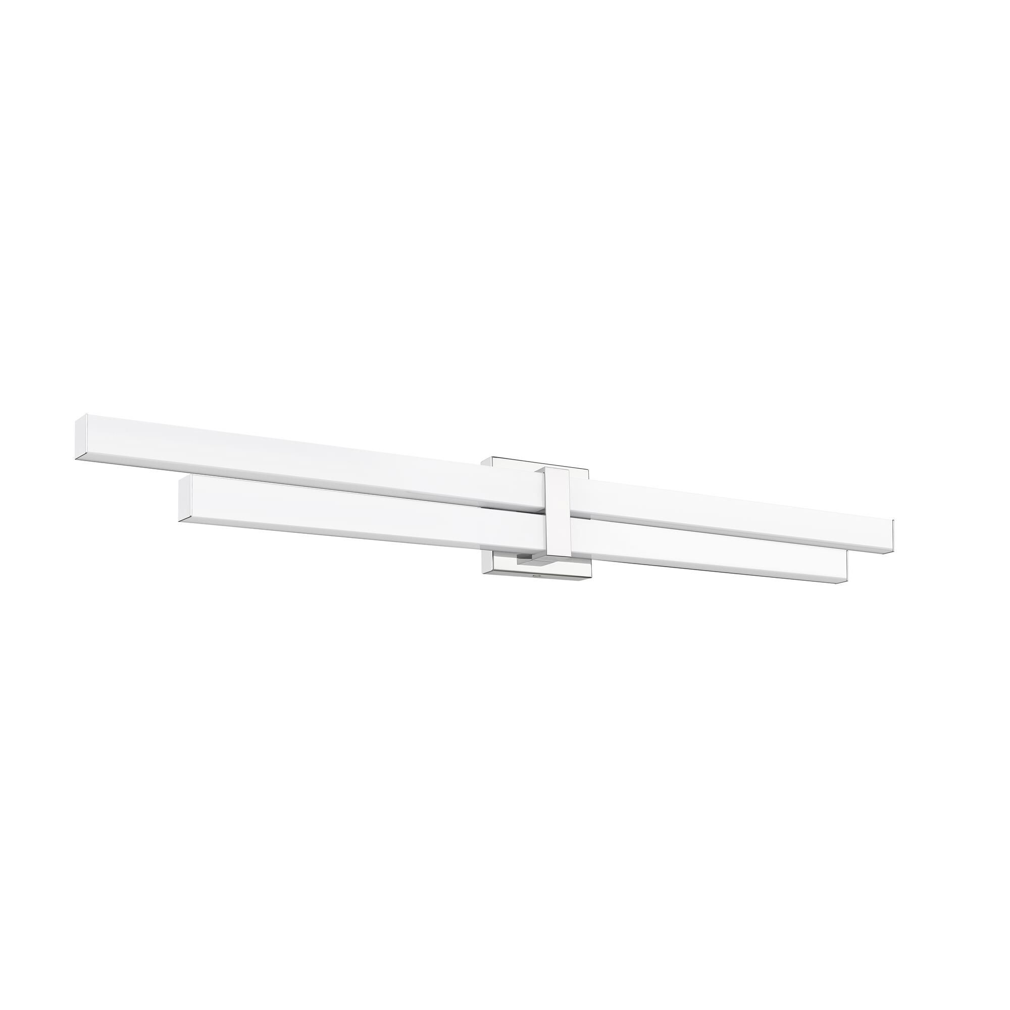 Shown in Chrome  finish and Frosted glass