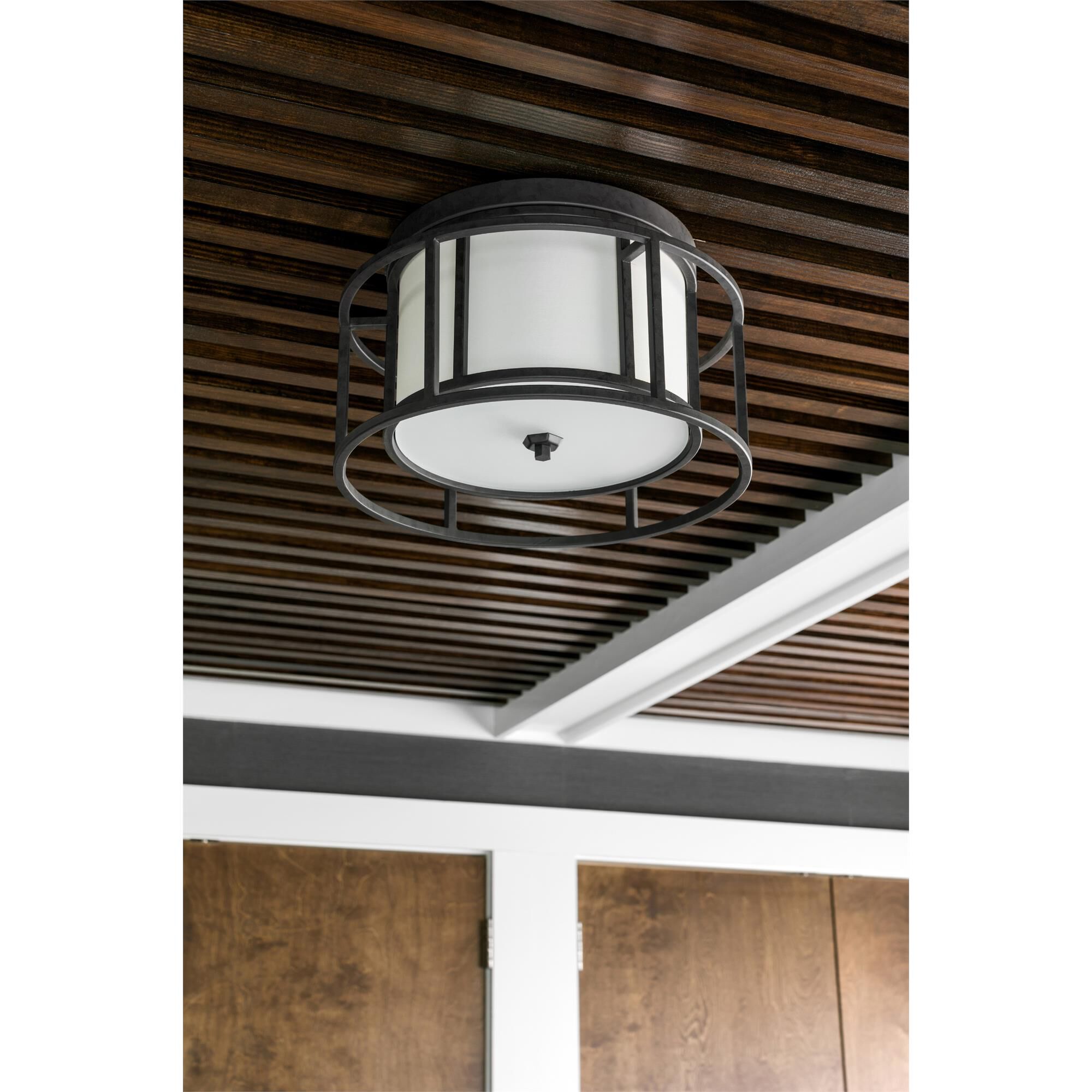 Brian Patrick Flynn Holton 15 Inch 2 Light Flush Mount,
