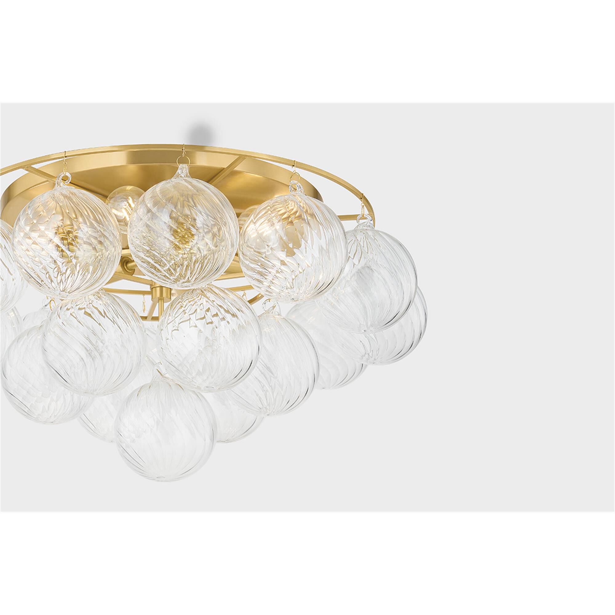 Megan Molten Mimi 22 Inch 6 Light Flush Mount,