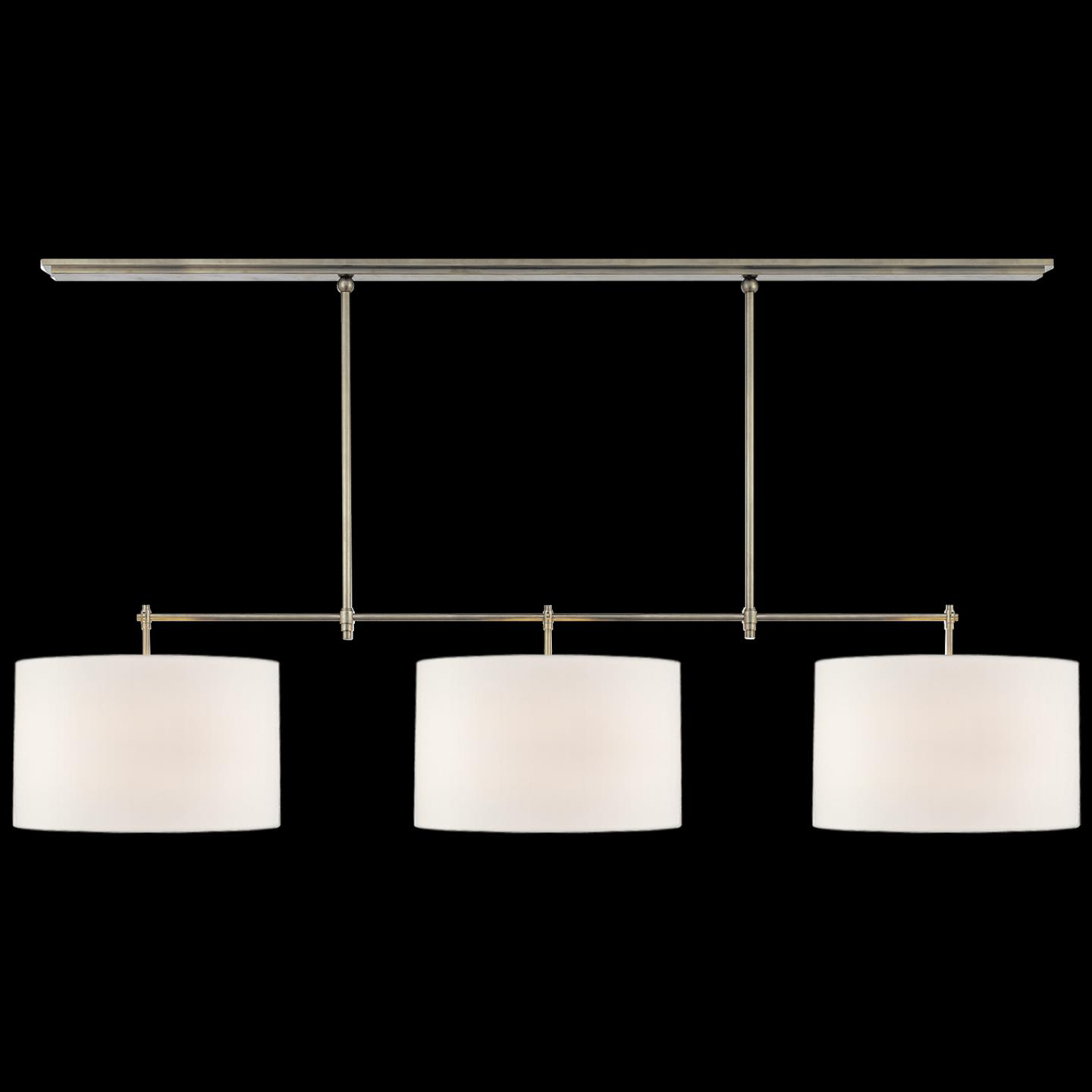 Thomas O'Brien Bryant 60 Inch 3 Light Linear Suspension Light by Visual Comfort Signature Collection