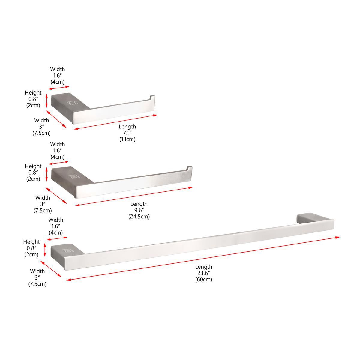 Shown in Brushed Nickel finish