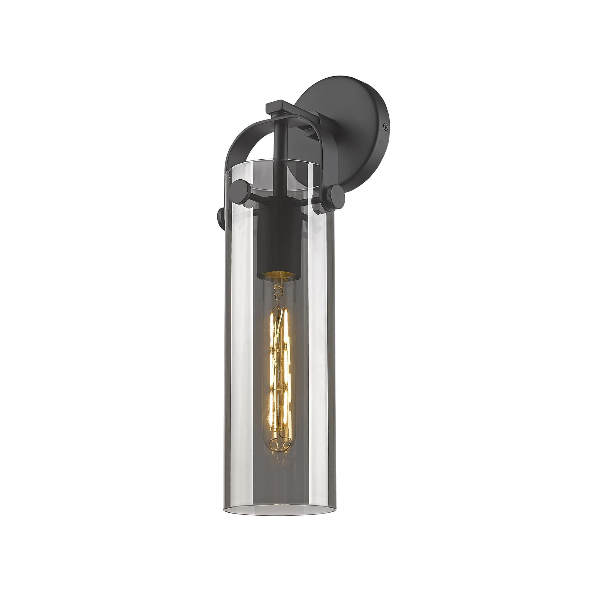 Shown in Matte Black finish and Plated Smoke glass