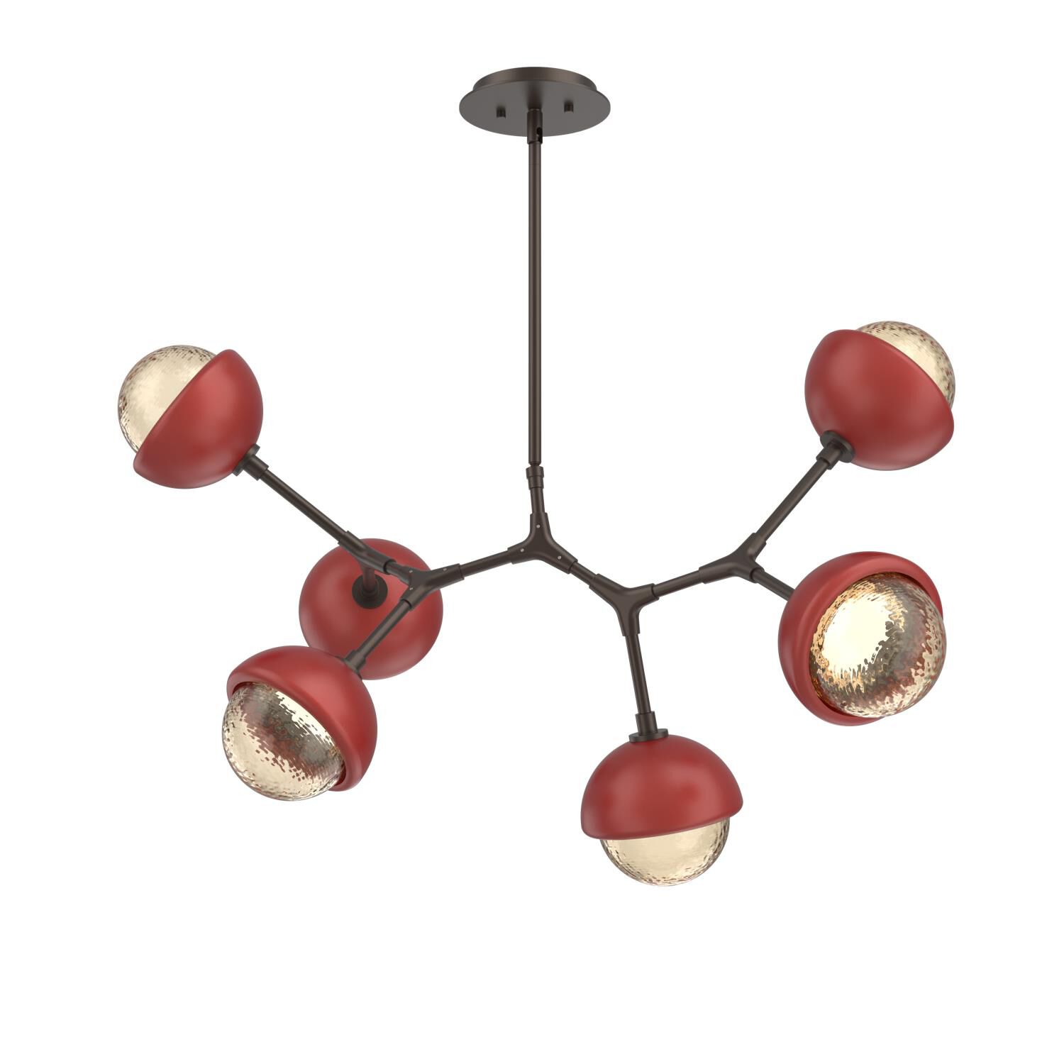 Levi Wilson Cabochon 31 Inch Linear Suspension Light by Hammerton Studio