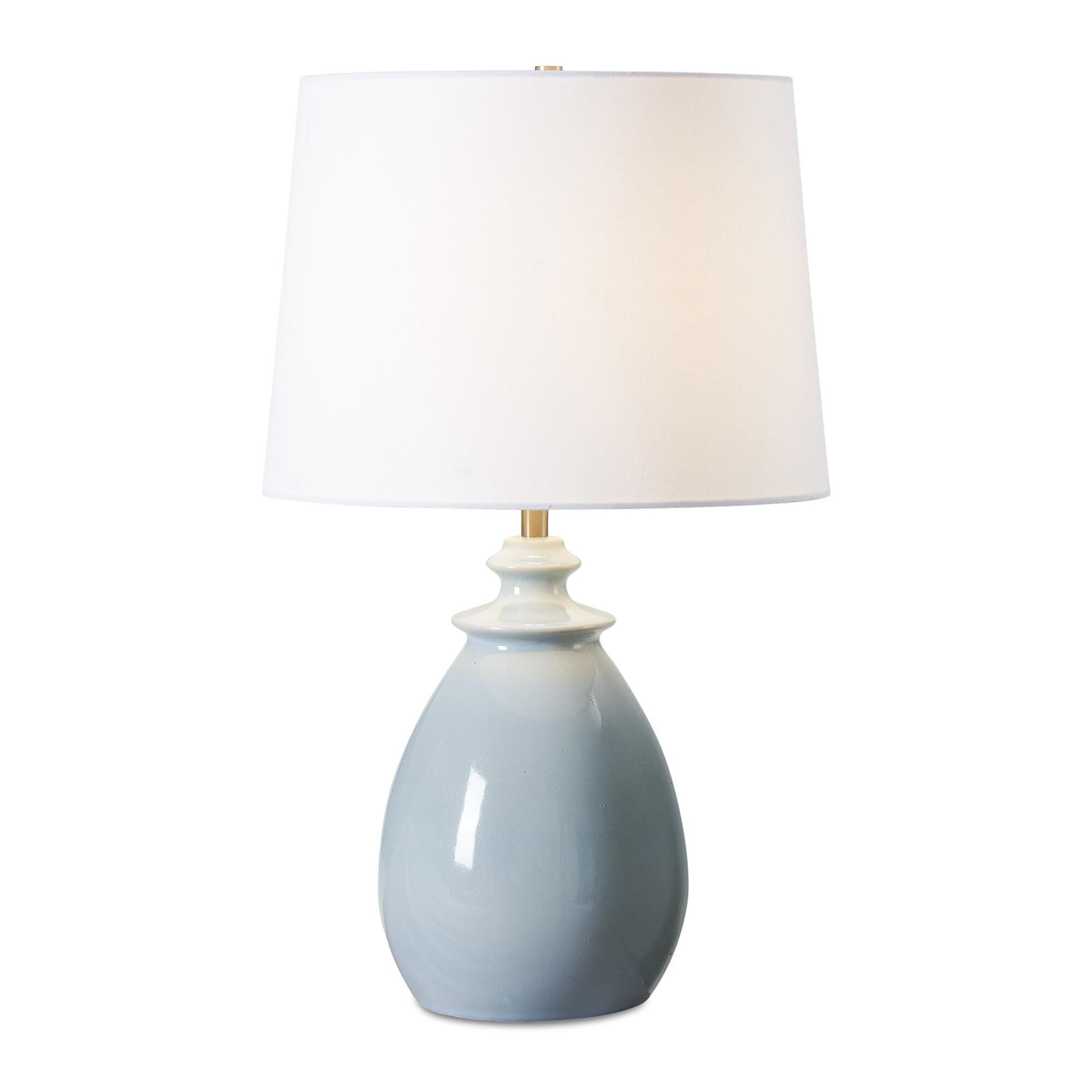 Shown in Blue finish and Round with Liner shade