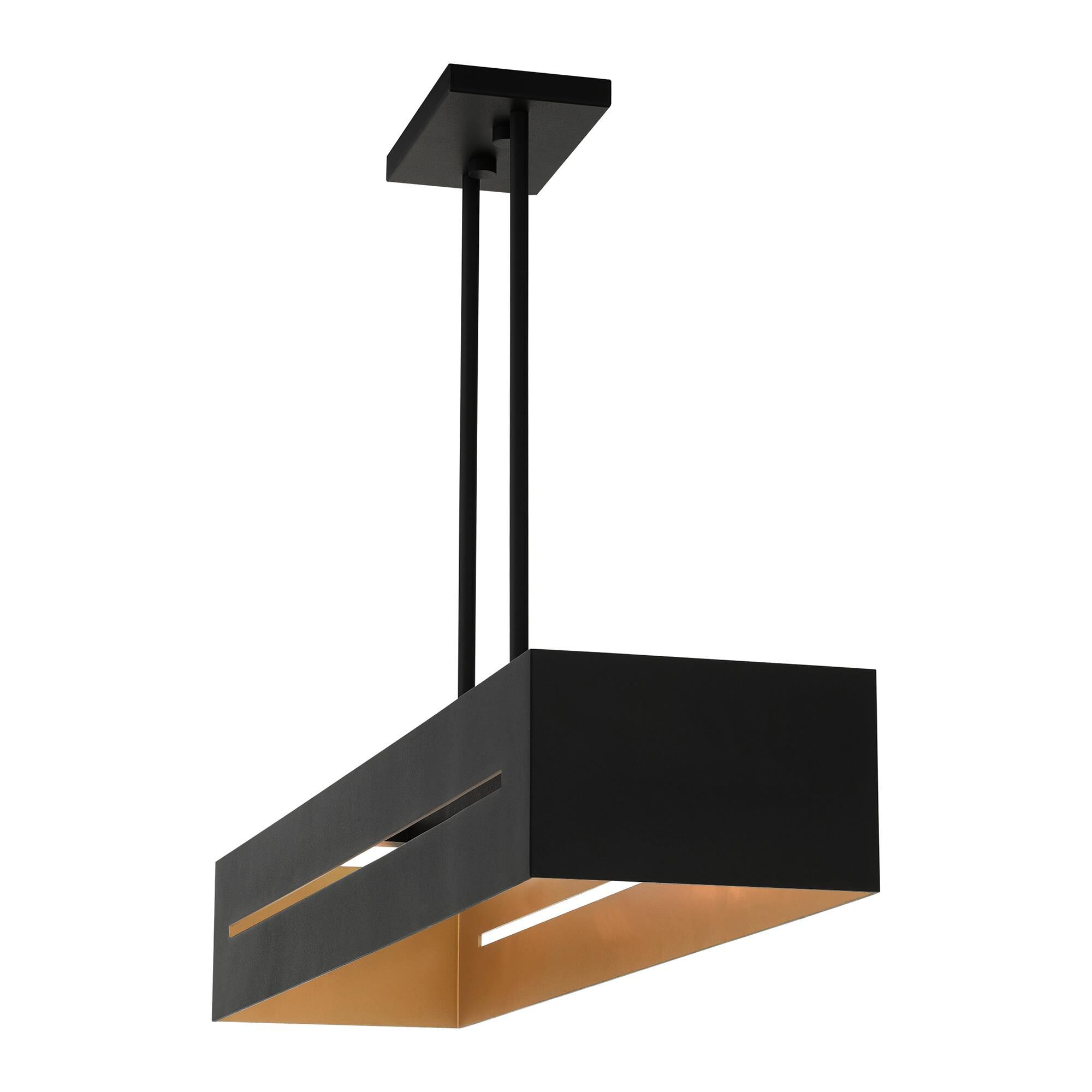 Soma 36 Inch 4 Light Linear Suspension Light by Livex Lighting