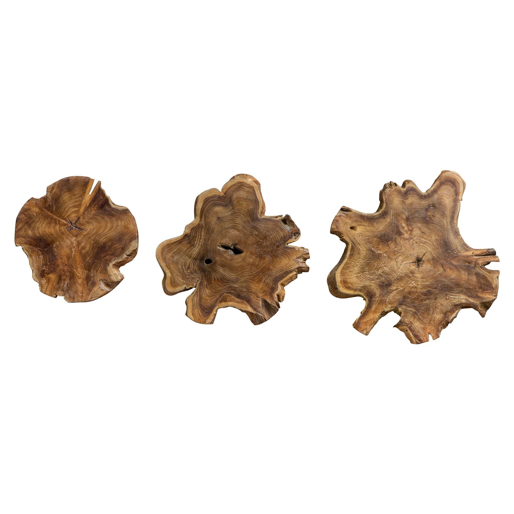 Shown in Natural Teak Wood With A Light Honey Glazing finish