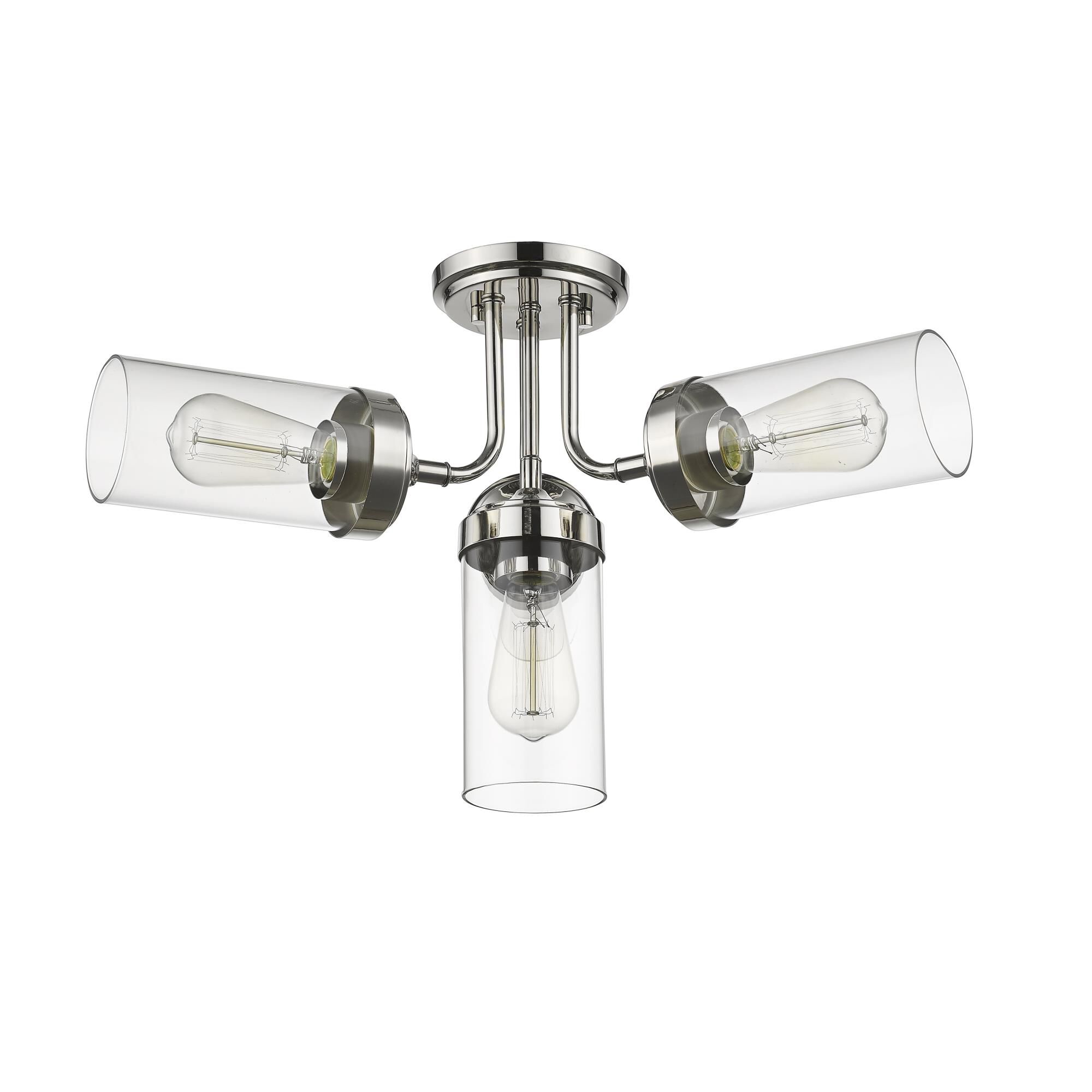 Calliope 22 Inch 4 Light Semi Flush Mount by Z-Lite