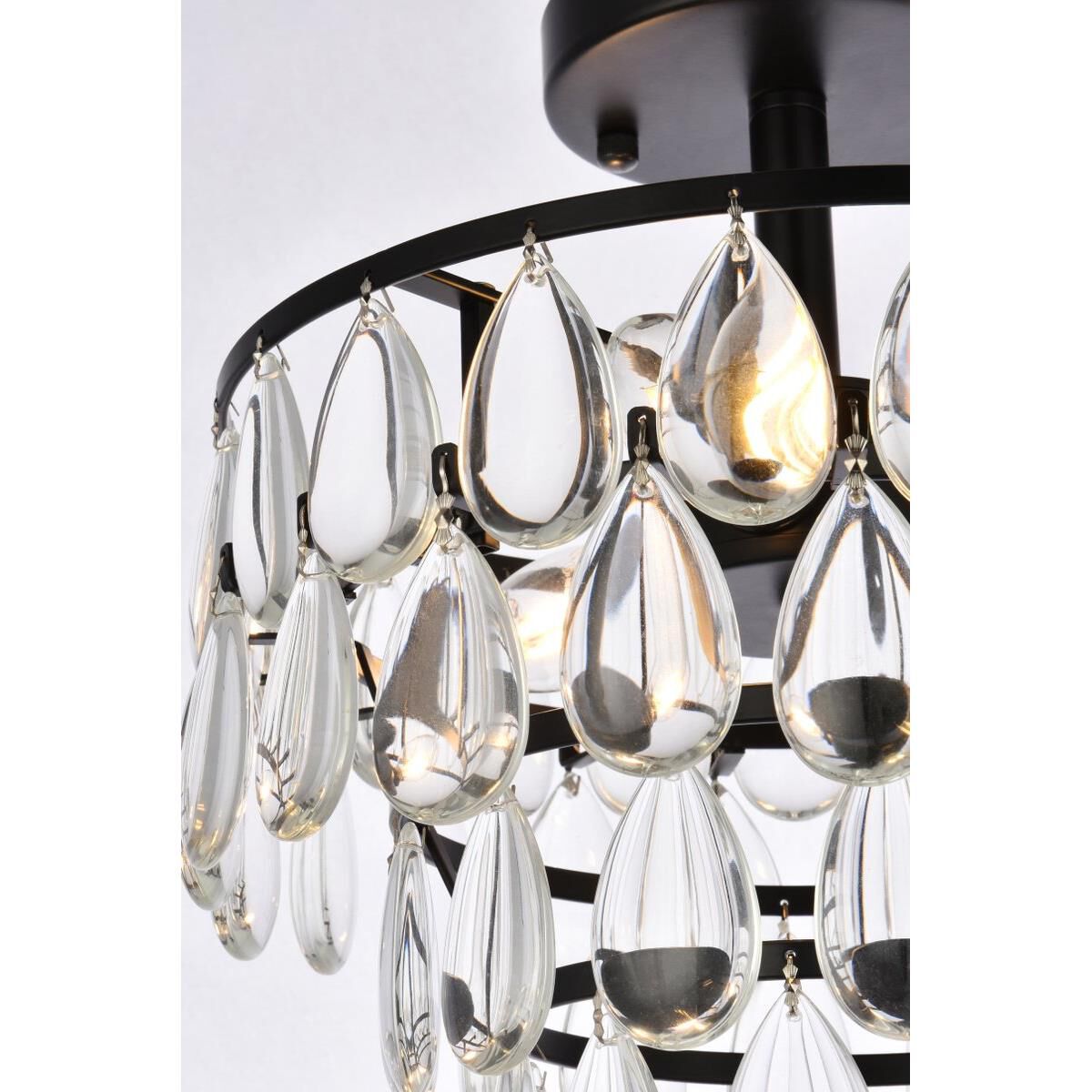 Shown in Black finish and Royal Cut Clear crystal