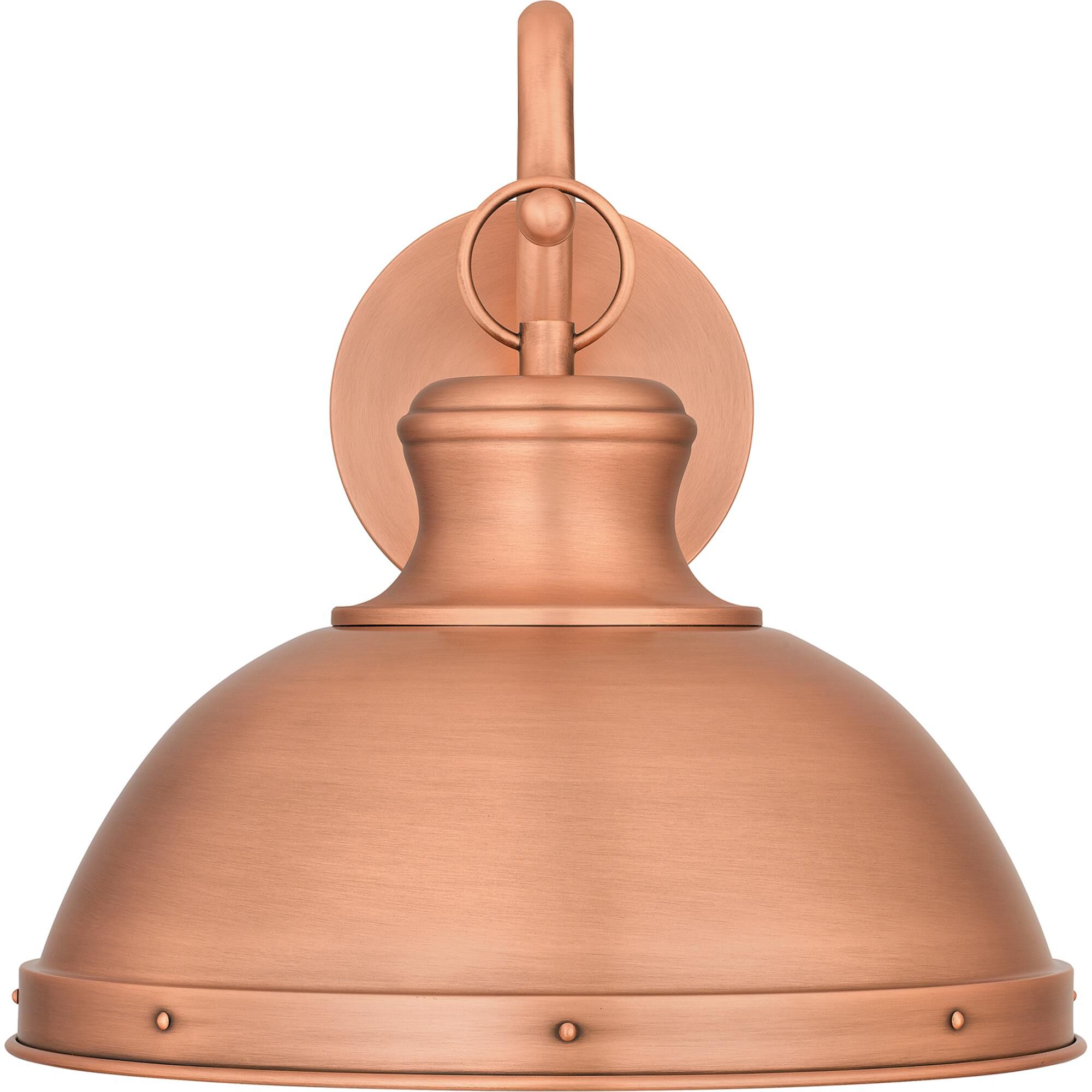 Shown in Aged Copper finish and Metal shade