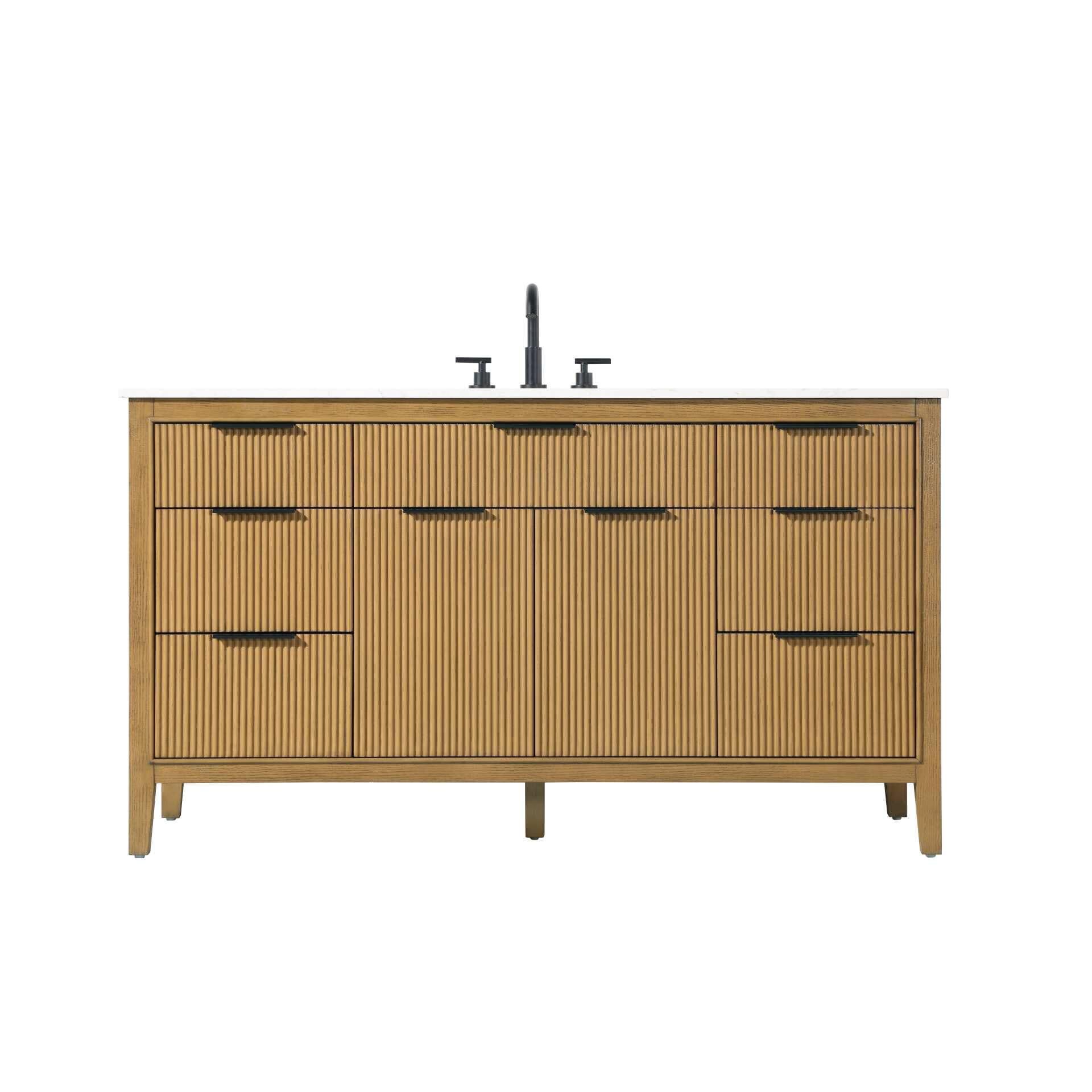 Langston 60 Inch Bath Vanity by Elegant Decor