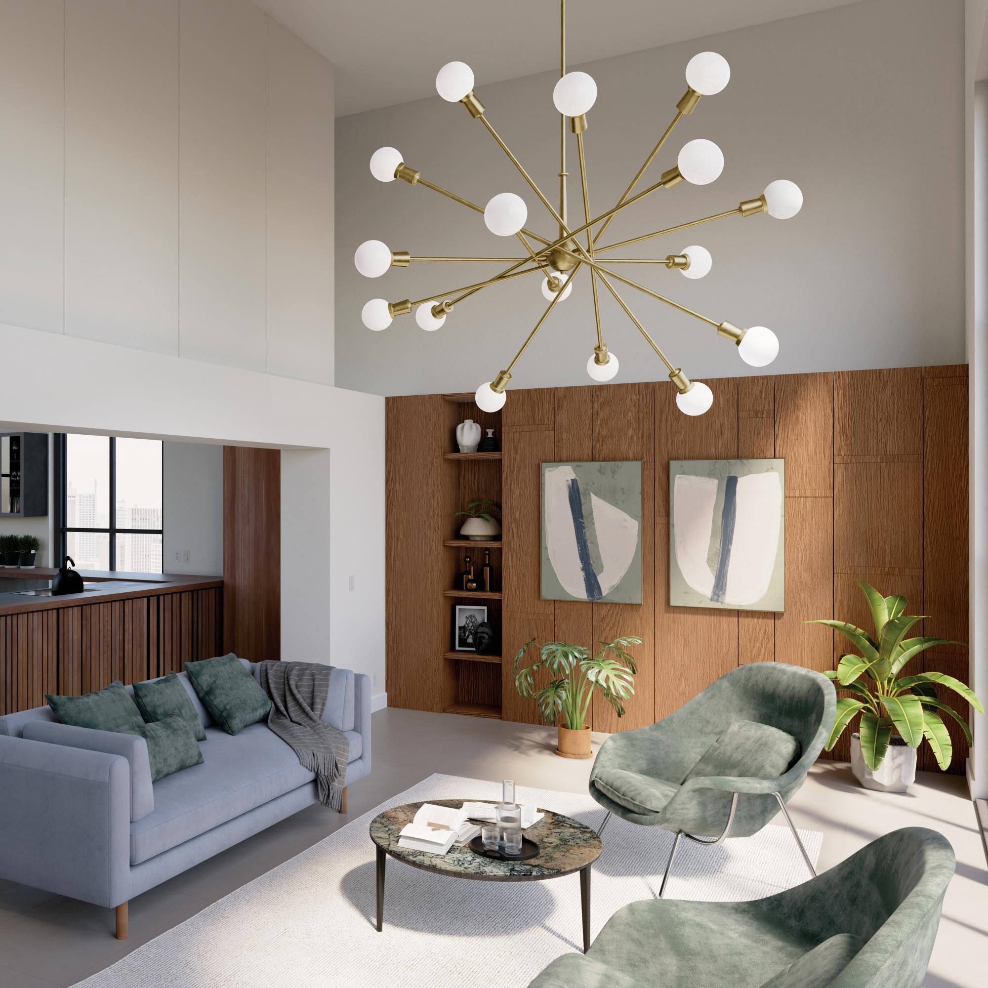 Shown in Natural Brass finish