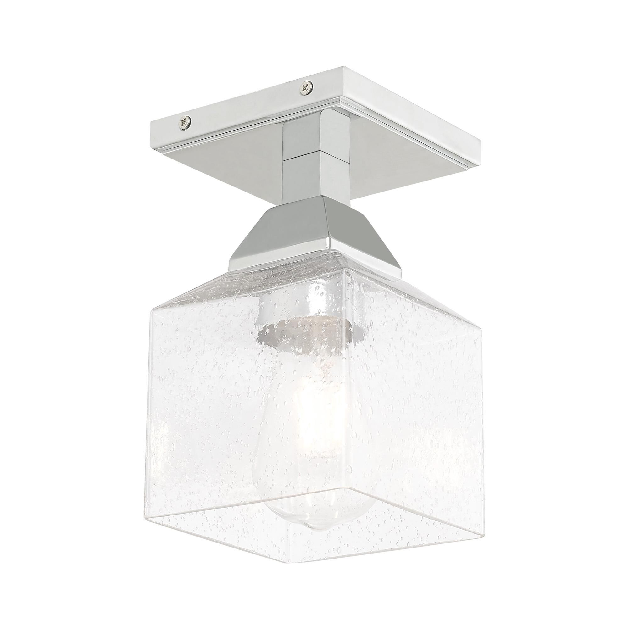 Aragon 4 Inch 1 Light Outdoor Flush Mount by Livex Lighting