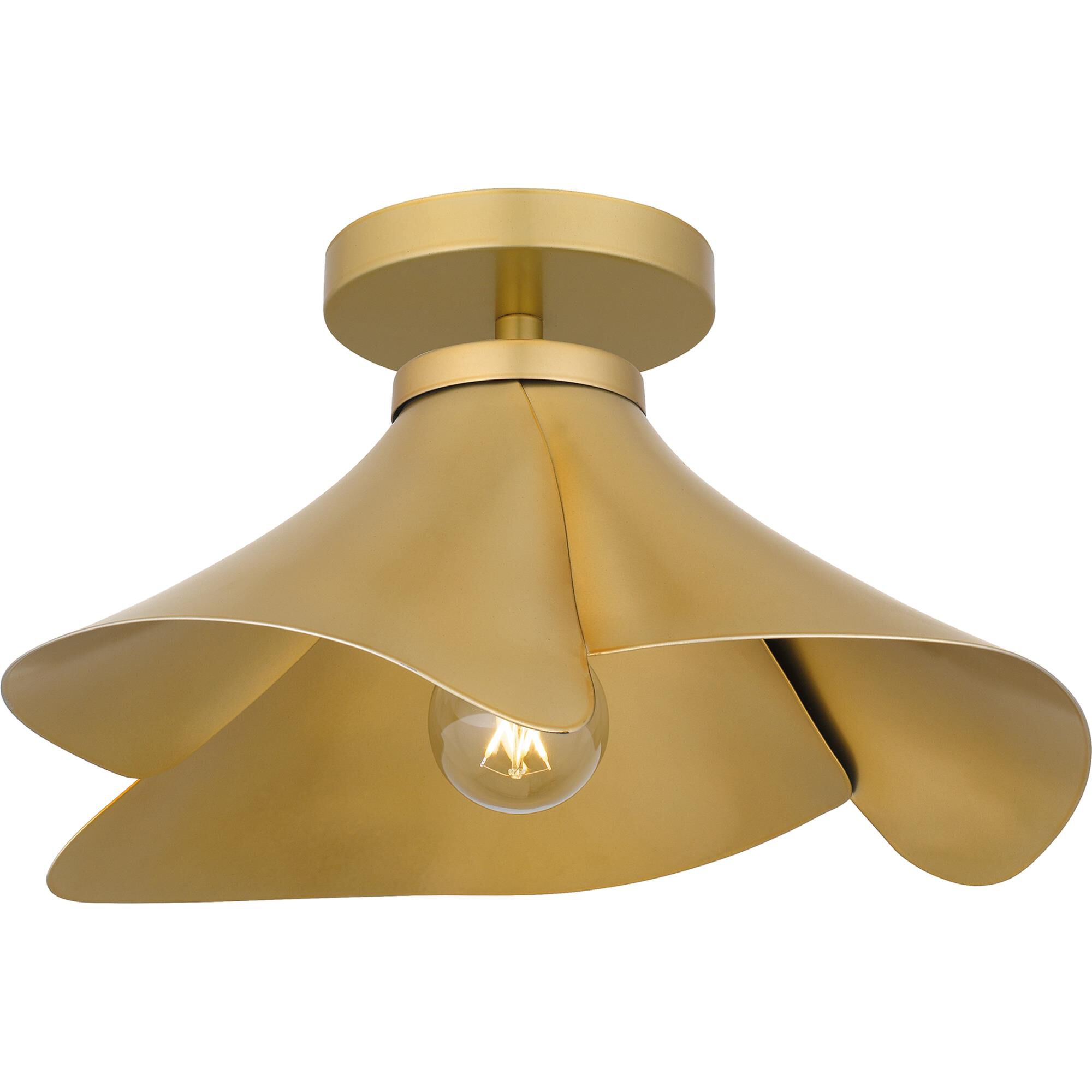 Shown in Light Gold finish and Metal shade