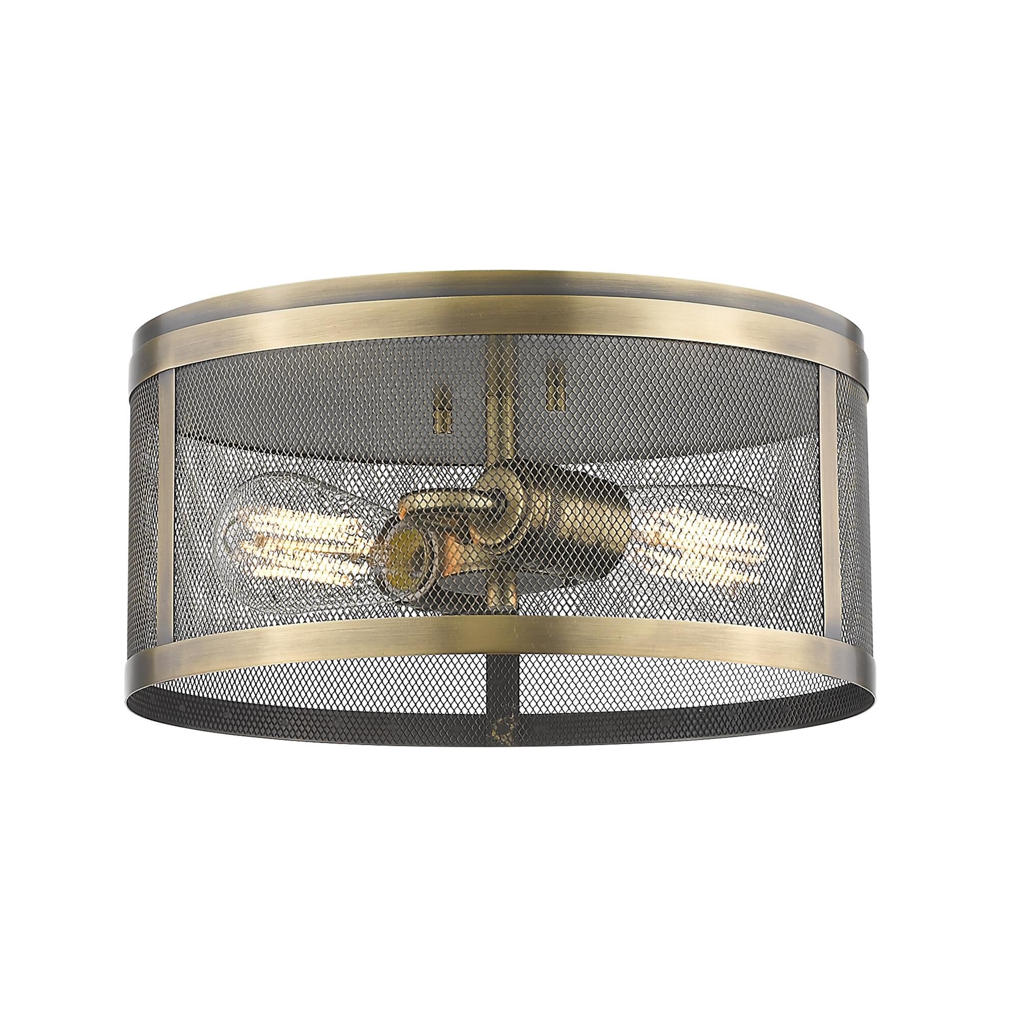 Shown in Natural Brass finish and Steel glass and Steel shade