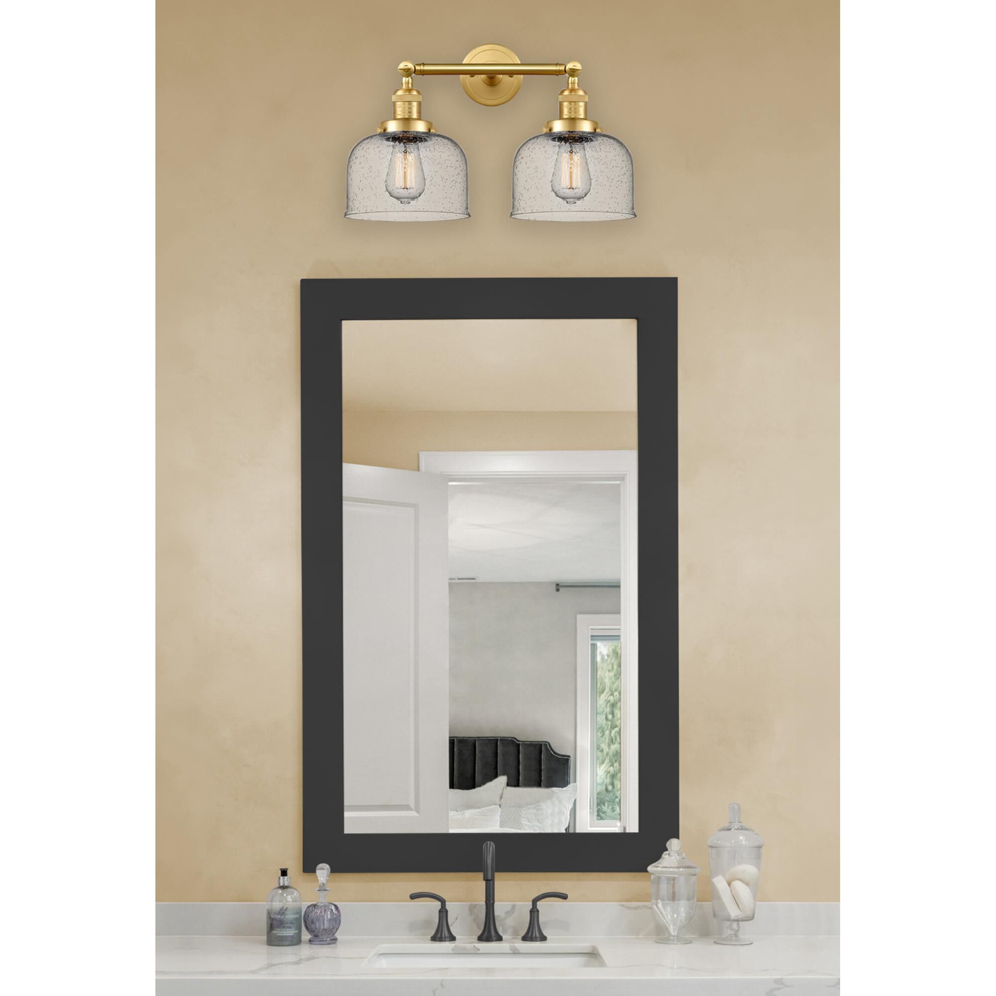Bruno Marashlian Large Bell 18 Inch 2 Light Bath Vanity Light by Innovations Lighting