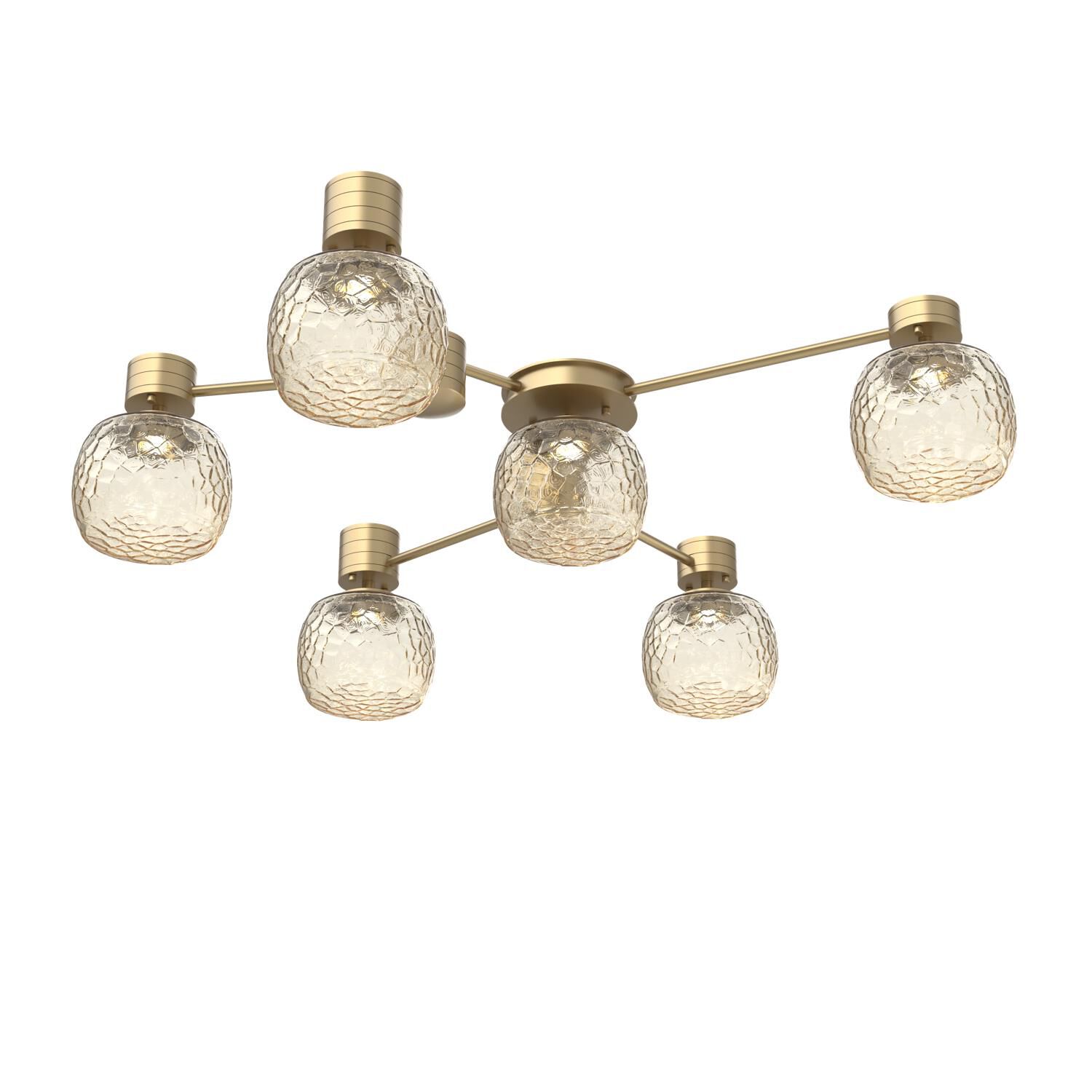 Levi Wilson Vessel 37 Inch Semi Flush Mount by Hammerton Studio