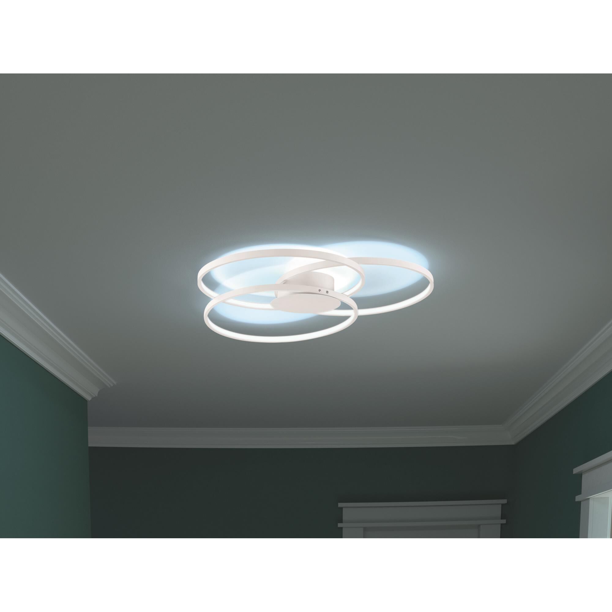 Shown in White finish