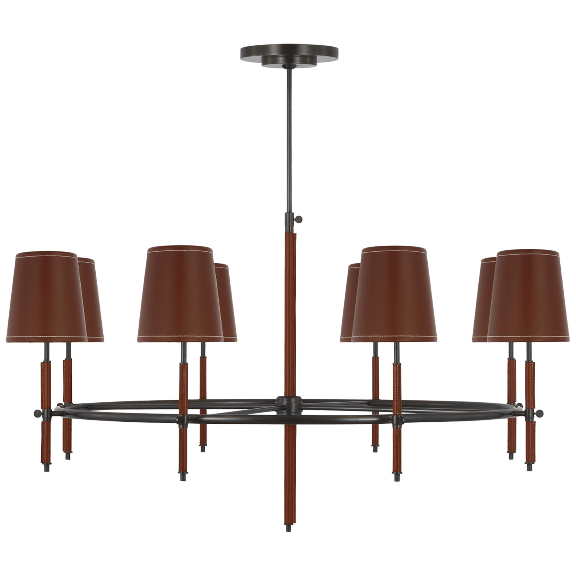 Shown in Bronze and Saddle Leather finish