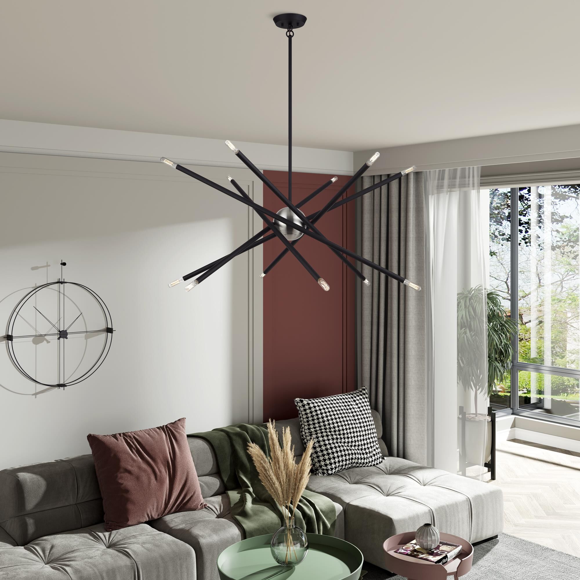 Shown in Black finish