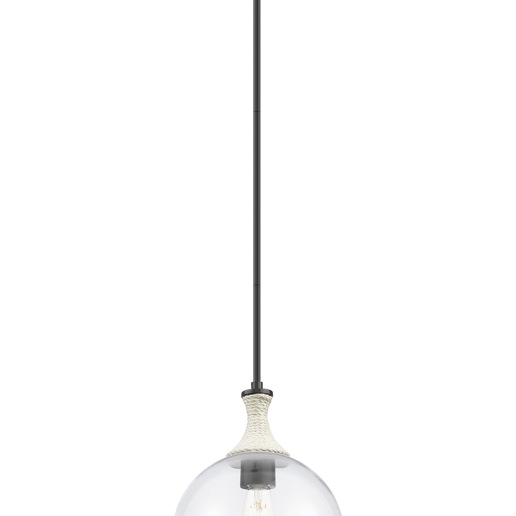 Shown in Matte Black finish and Clear glass