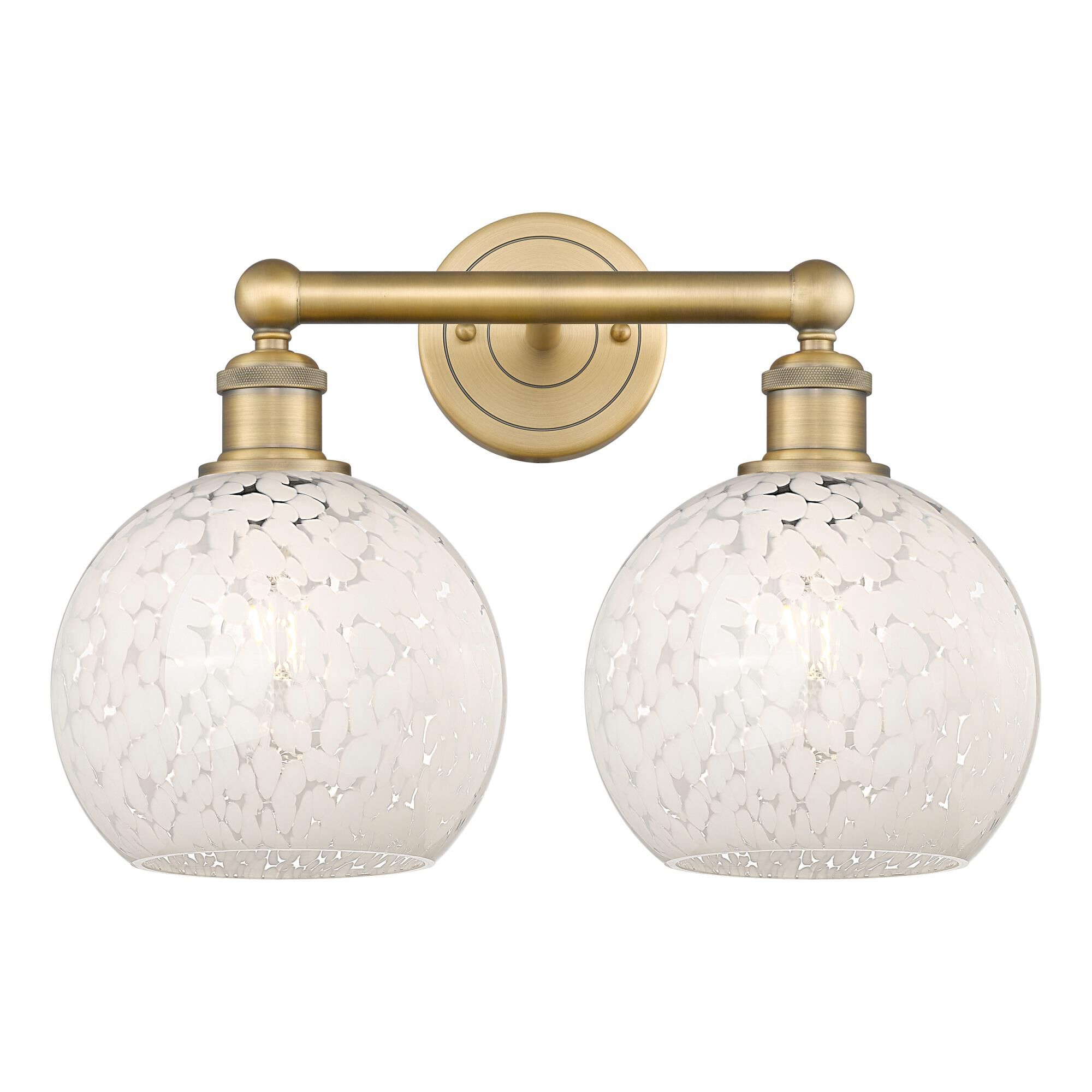 Bruno Marashlian White Mouchette 17 Inch Bath Vanity Light by Innovations Lighting
