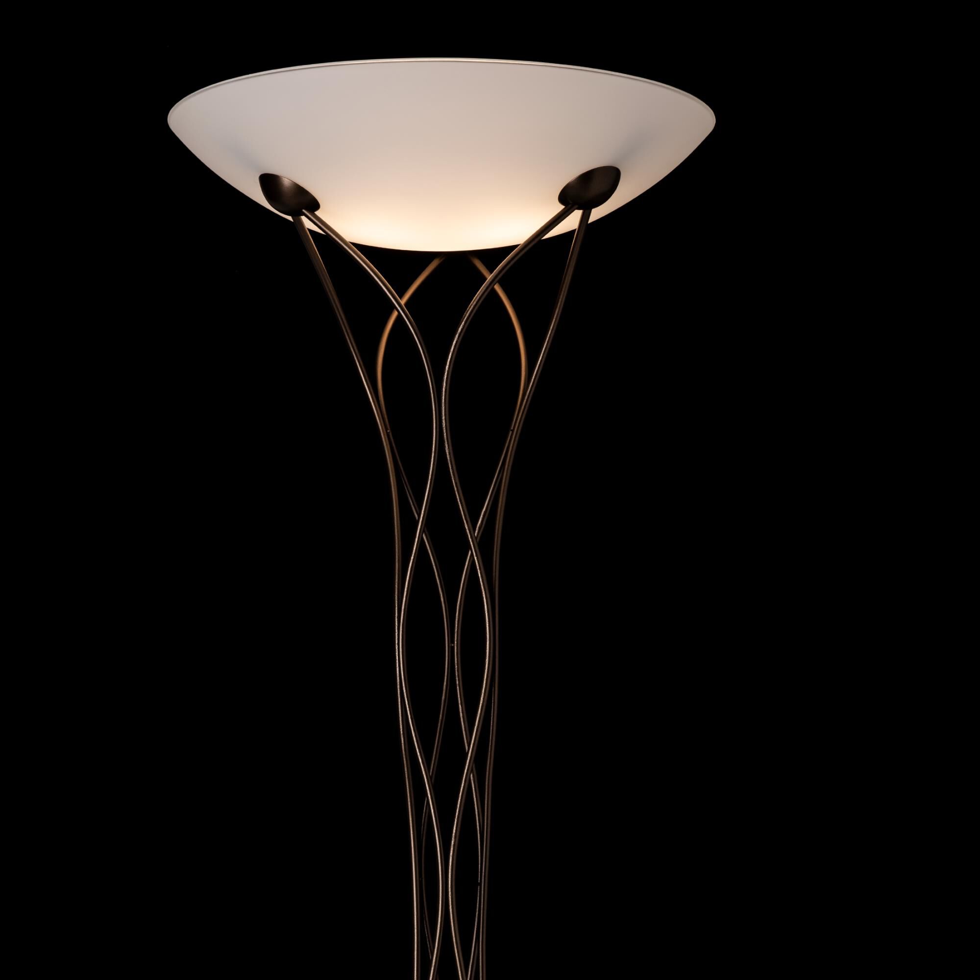 Shown in Bronze finish and Opal glass