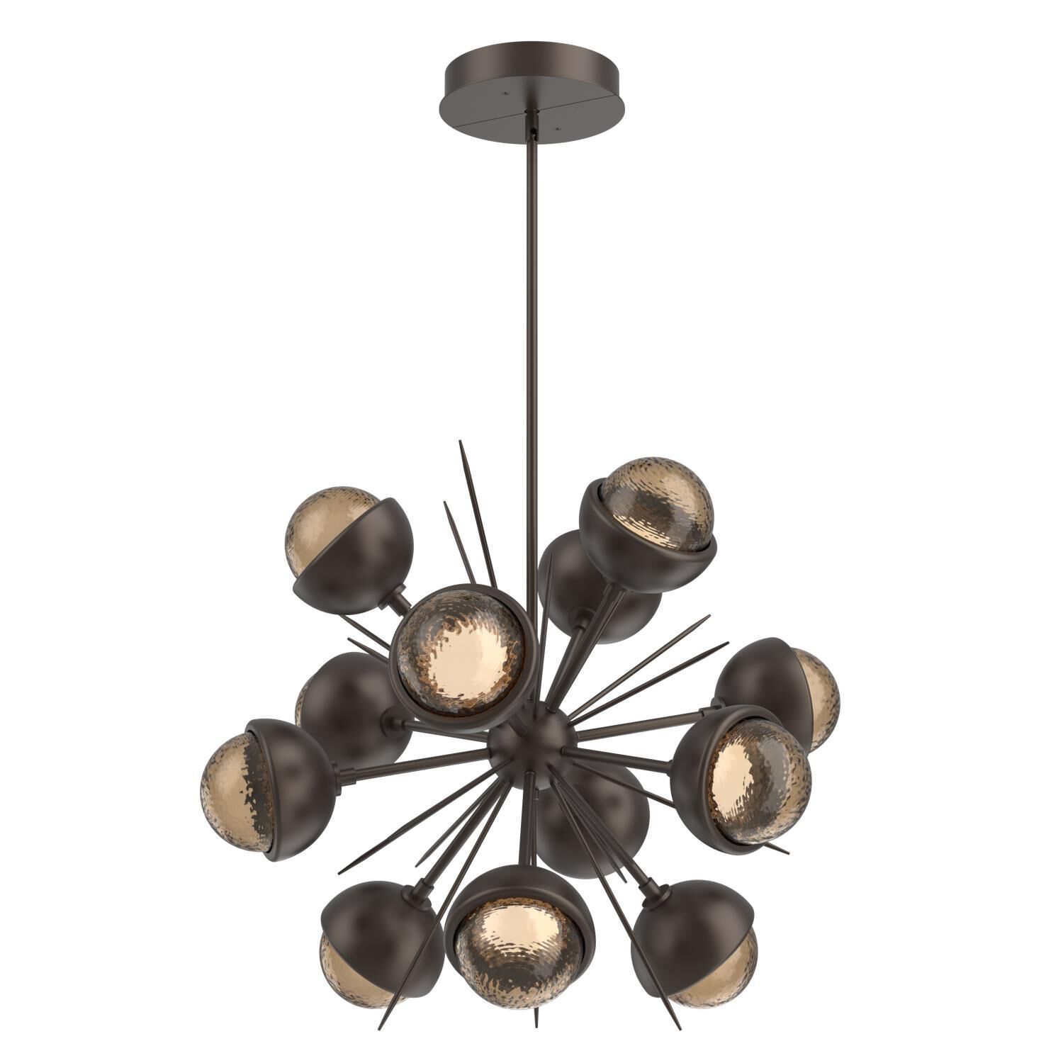 Shown in Flat Bronze finish and Bronze glass and Metal Shade Matching Finish accent