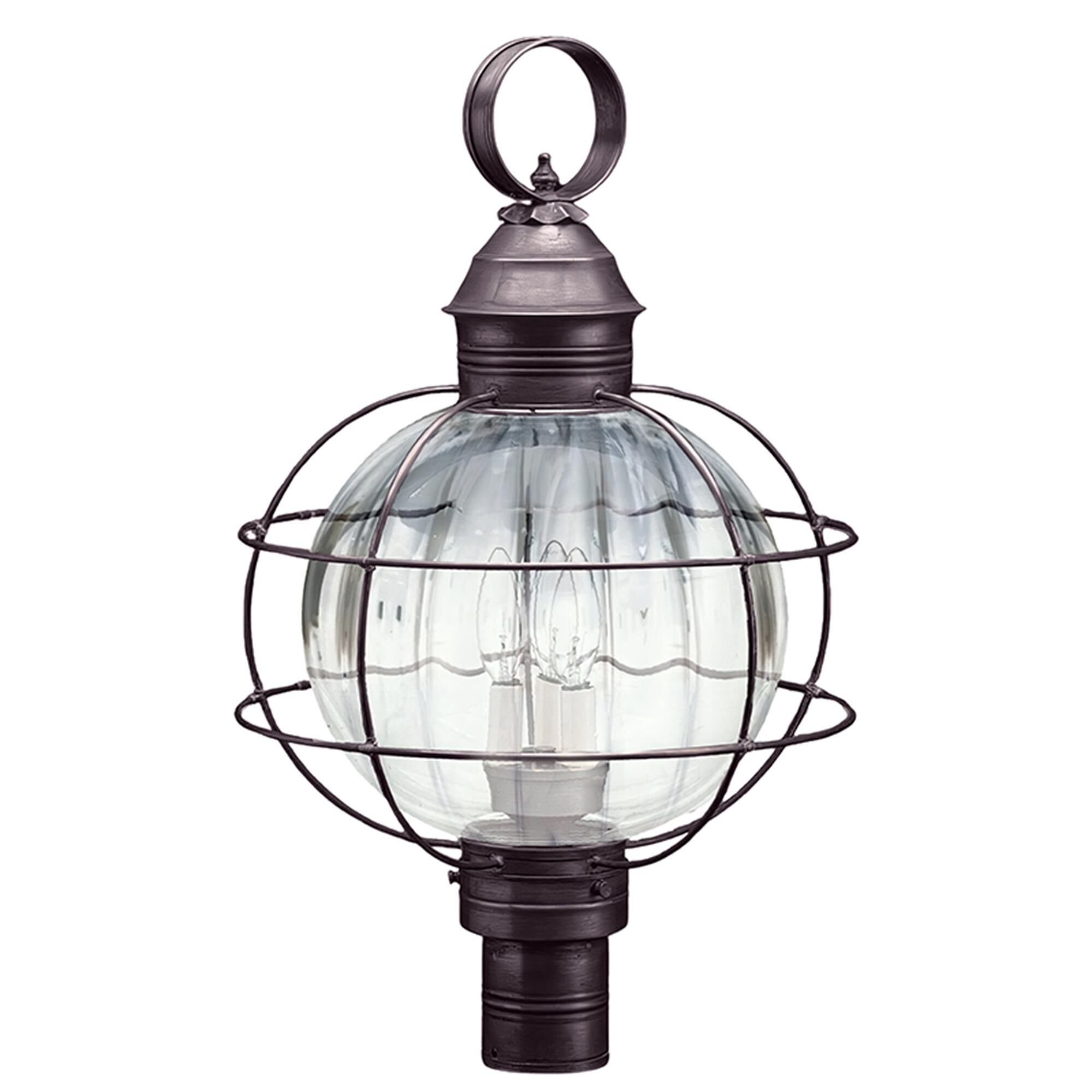 Onion 25 Inch 3 Light Outdoor Post Lamp,