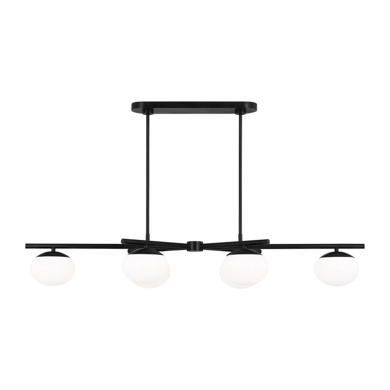 Ellen DeGeneres Lune 50 Inch 4 Light Linear Chandelier by Visual Comfort Studio