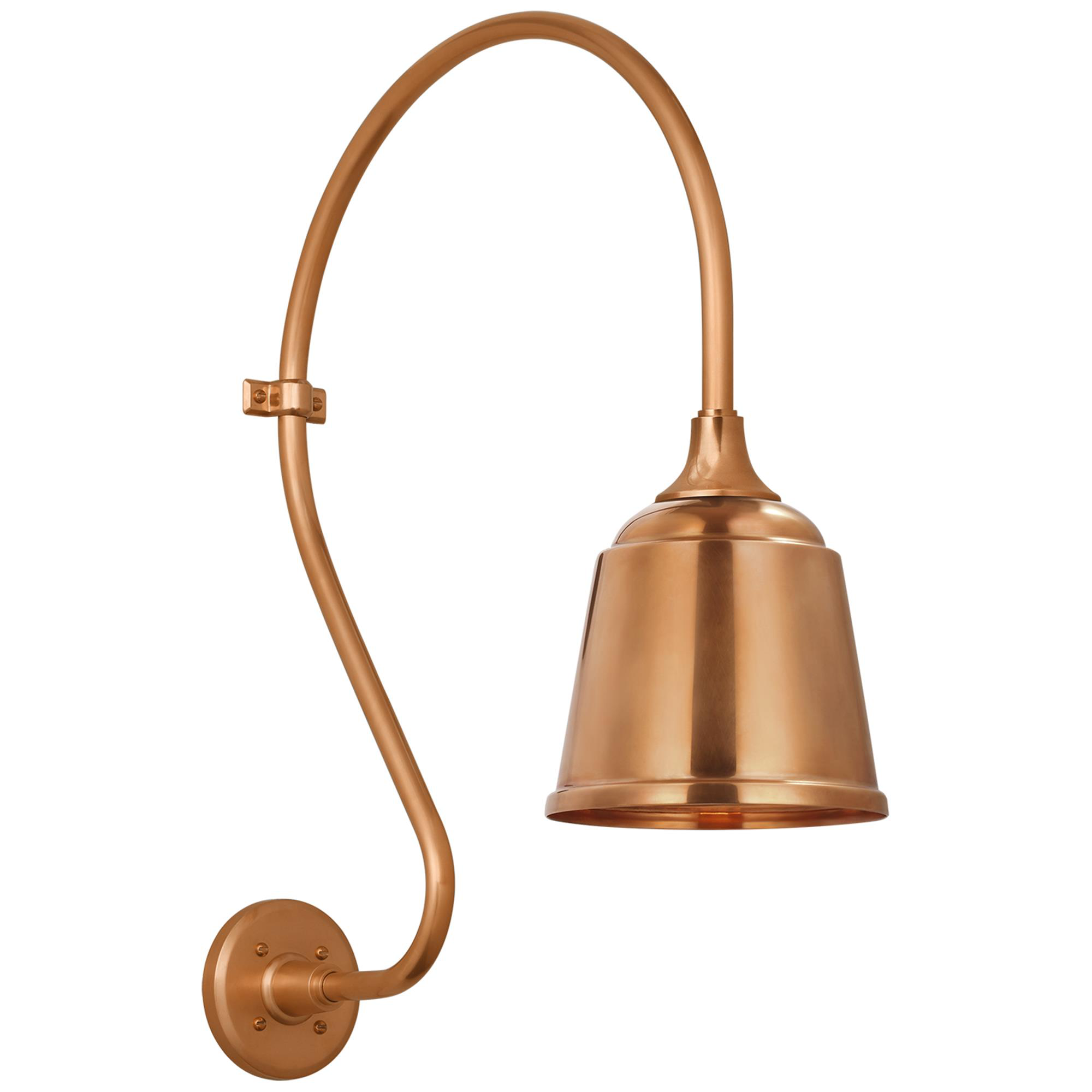 Shown in Soft Copper finish and Copper shade