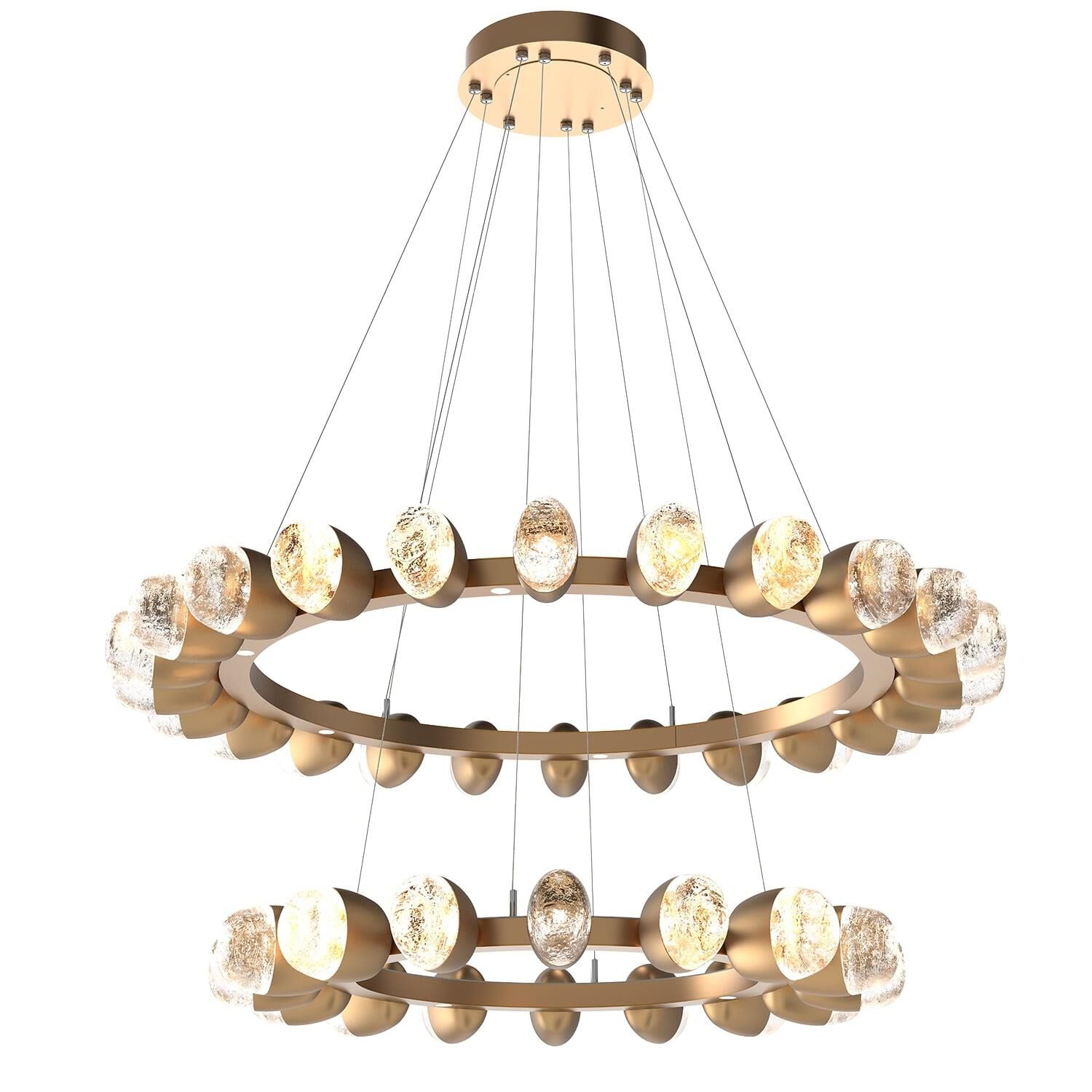 Pebble Chandelier by Hammerton Studio