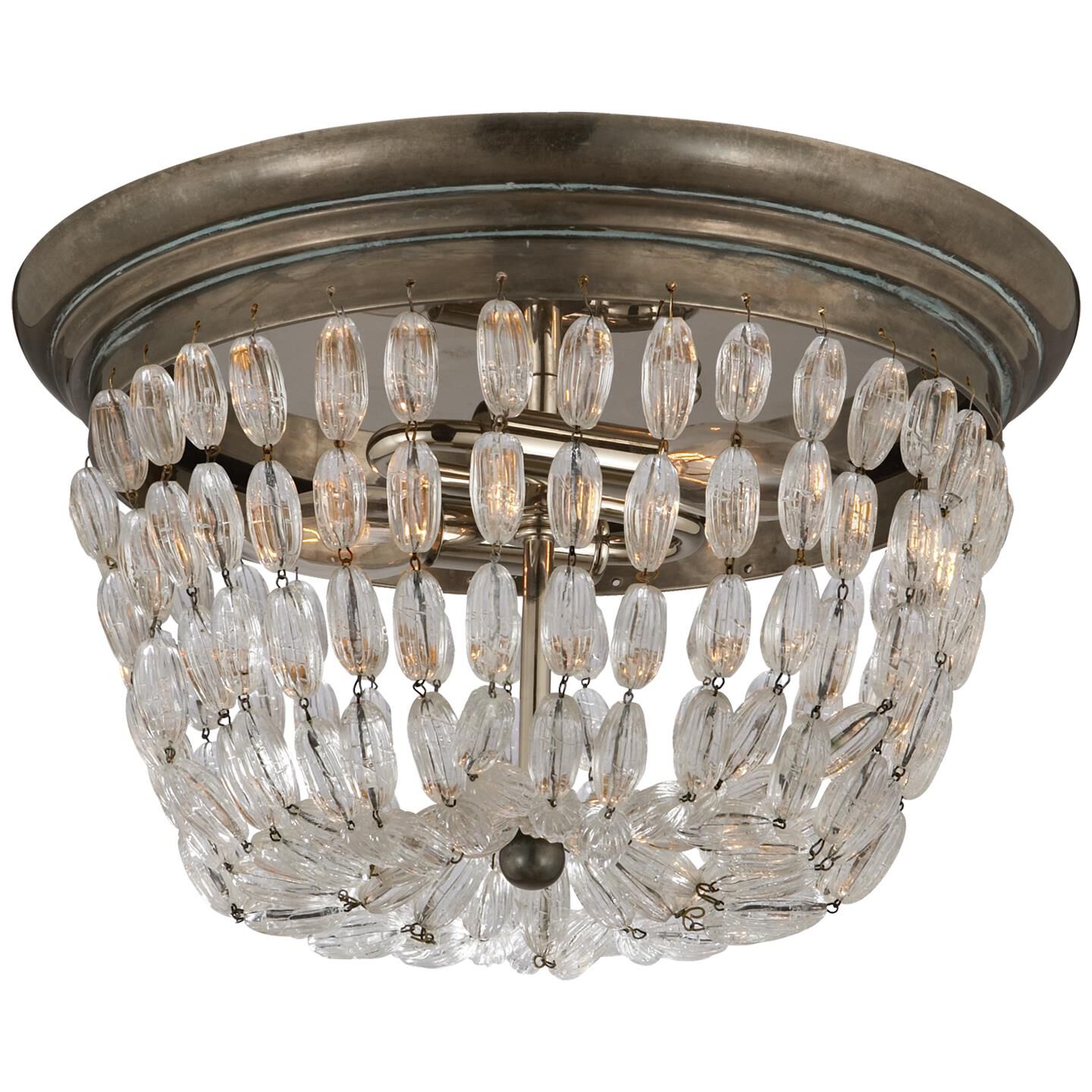 Chapman & Myers Paris Flea Market 13 Inch 2 Light Flush Mount by Visual Comfort Signature Collection