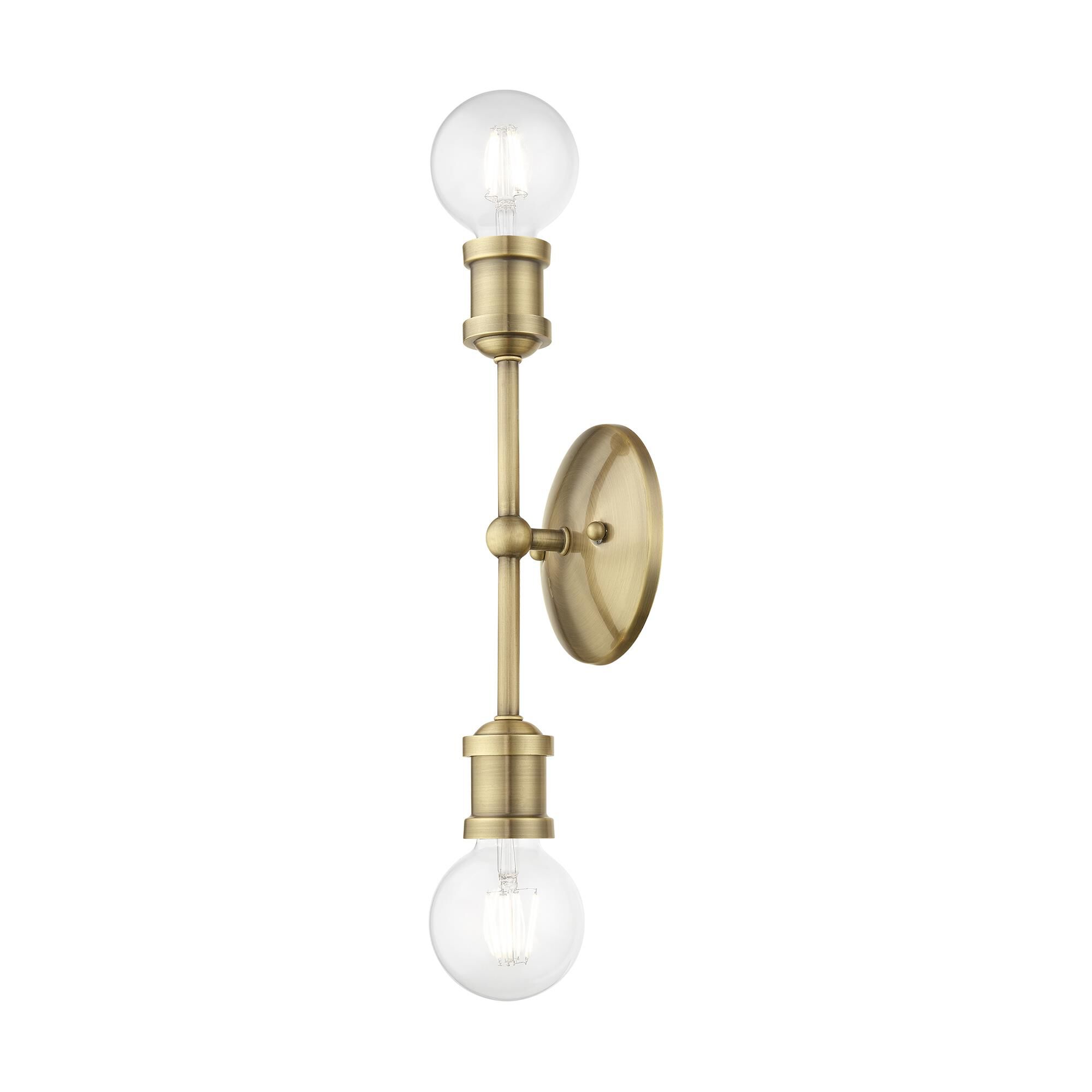 Lansdale 12 Inch 2 Light Bath Vanity Light by Livex Lighting