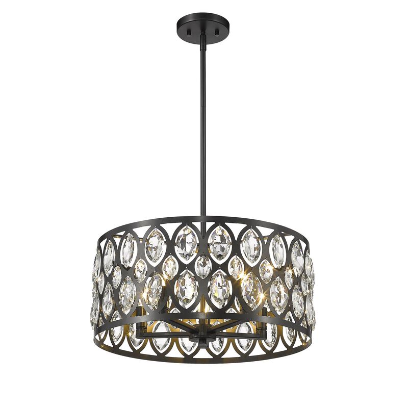 Dealey 19 Inch 5 Light Pendant Light by Z Lite