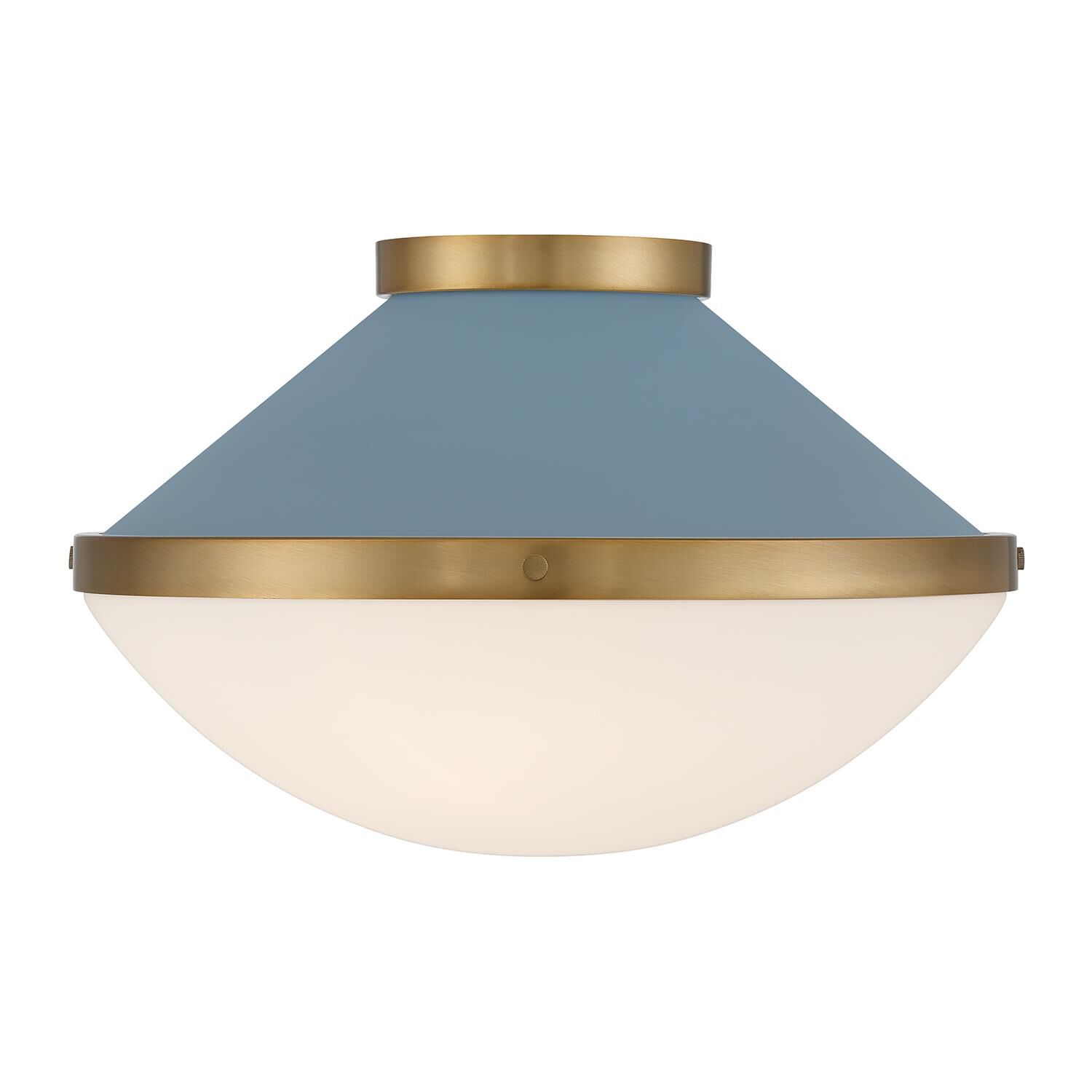 Xander 16 Inch Semi Flush Mount by Crystorama