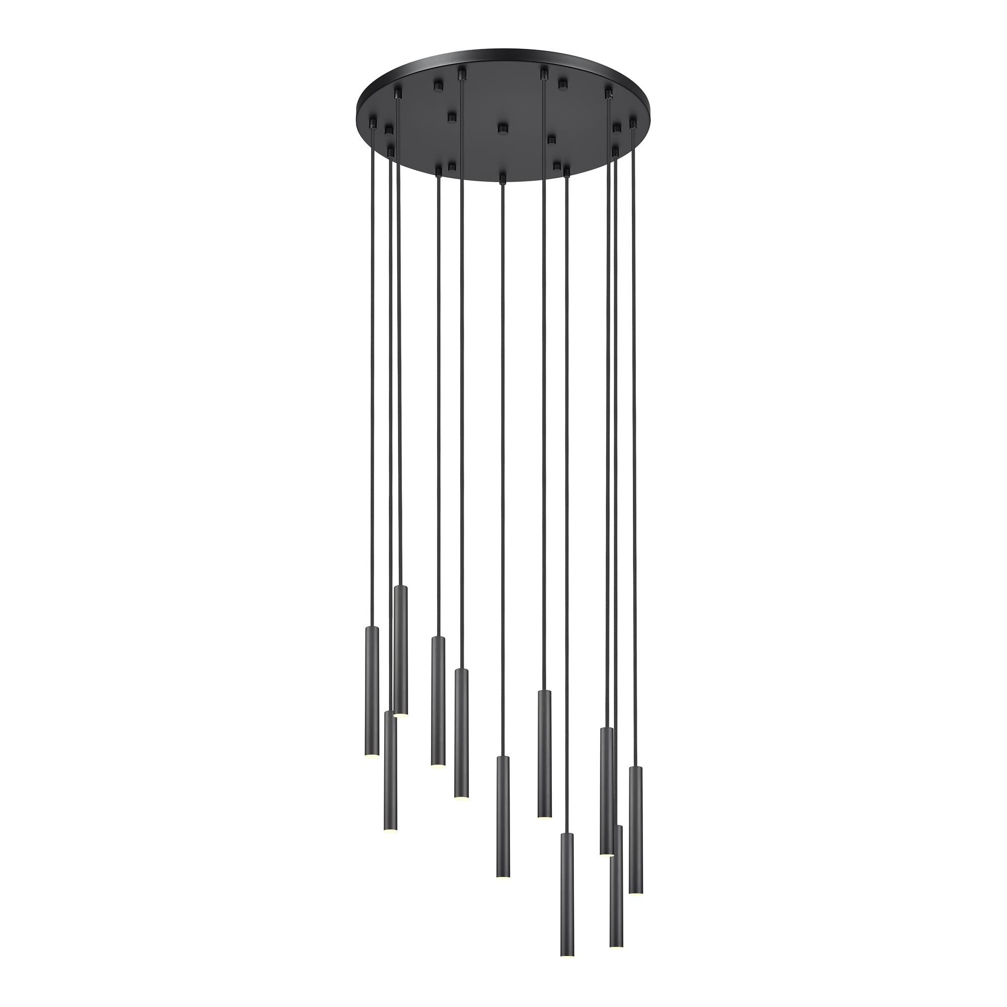 Shown in Matte Black finish and Matte Black glass and Matte Black shade