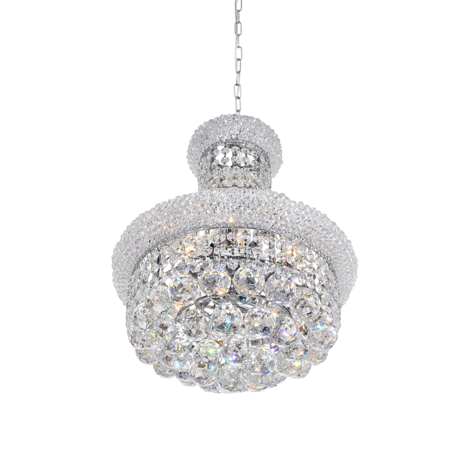 Empire 14 Inch 6 Light Mini Chandelier by CWI Lighting
