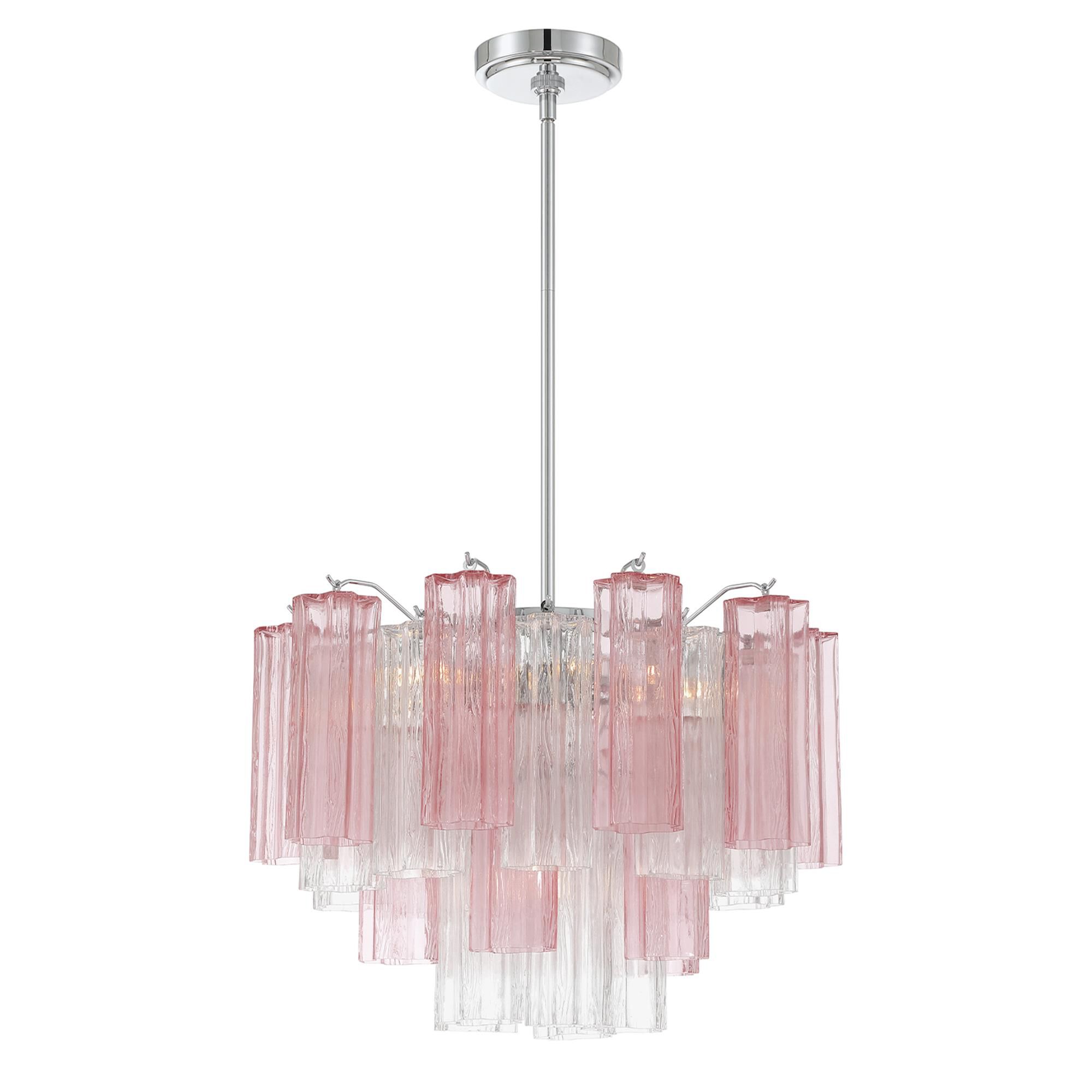Shown in Polished Chrome finish and Tronchi Spring glass