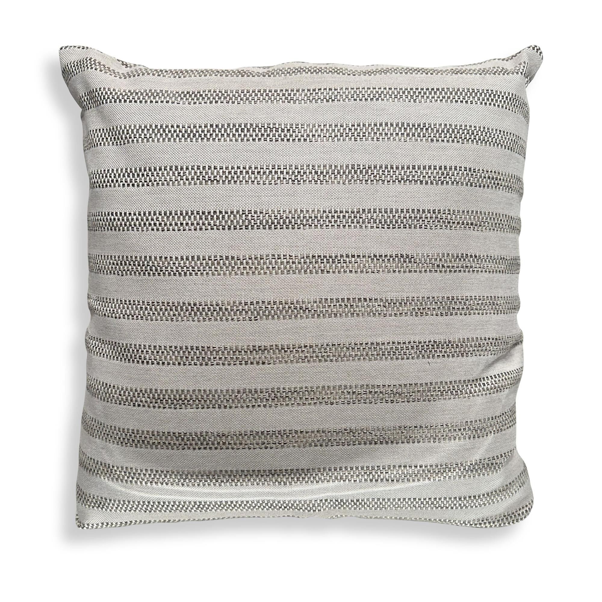 Basket Stripe 20 Inch Decorative Pillow by Uttermost