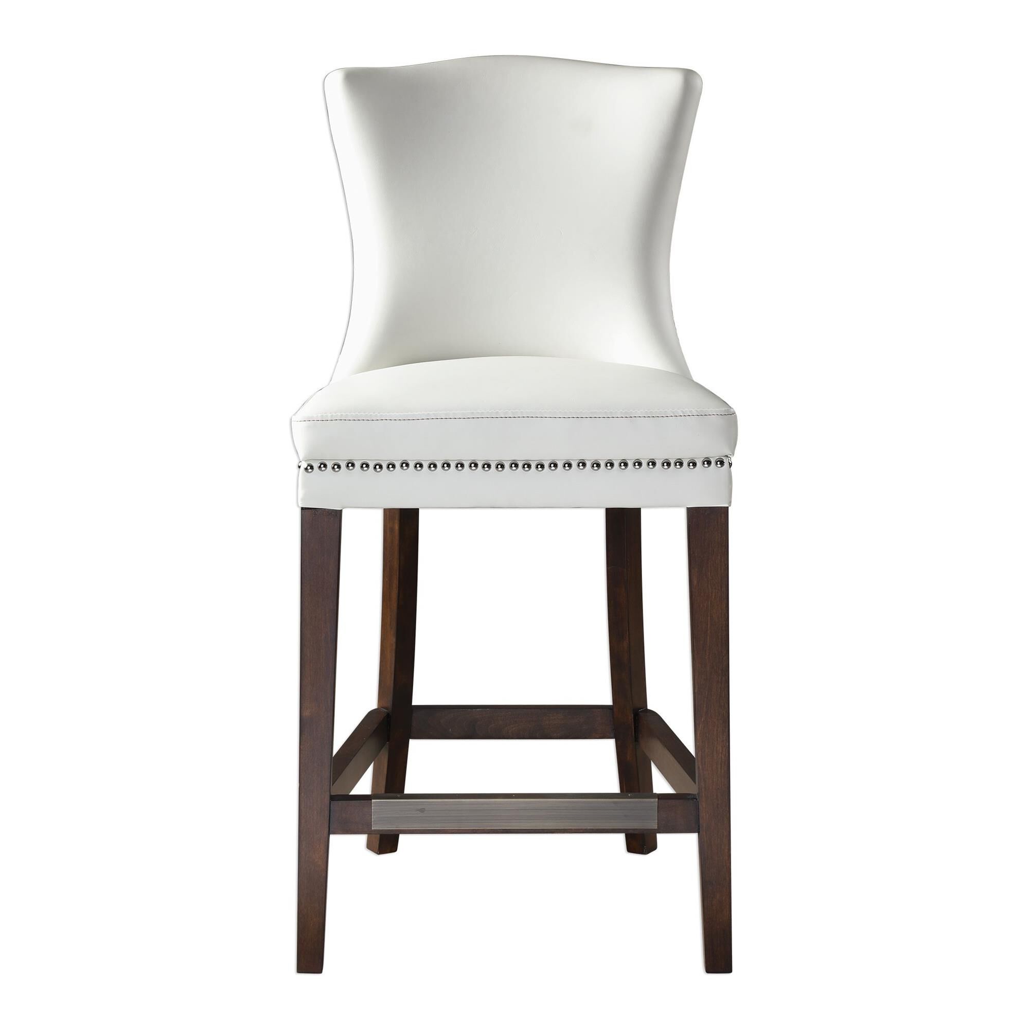 Shown in Cream White-Polished Nickel-Dark Walnut-Antique Bronze finish