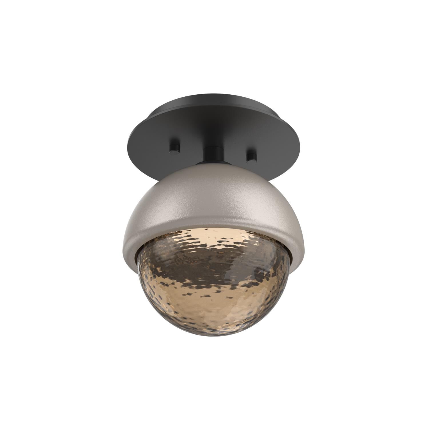 Shown in Matte Black finish and Bronze glass and Beige Silver accent