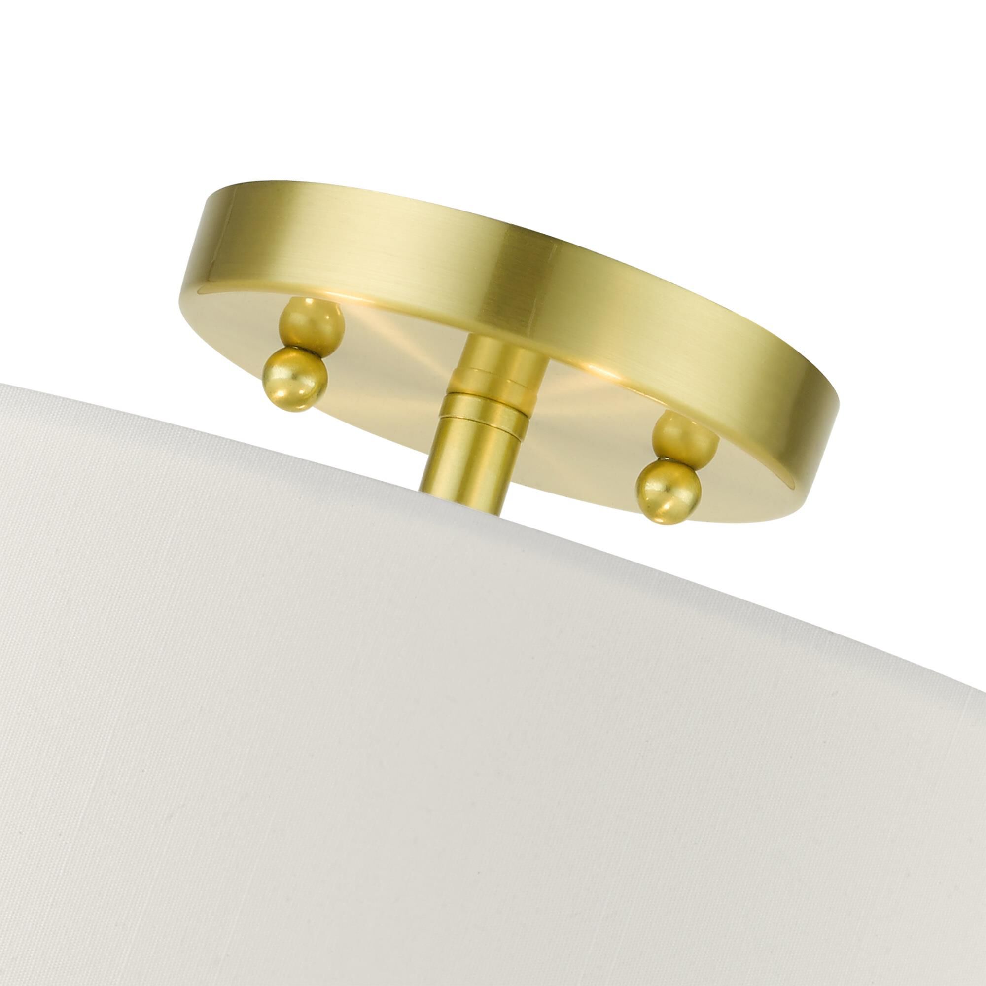 Meridian 3 Light Semi Flush Mount by Livex Lighting