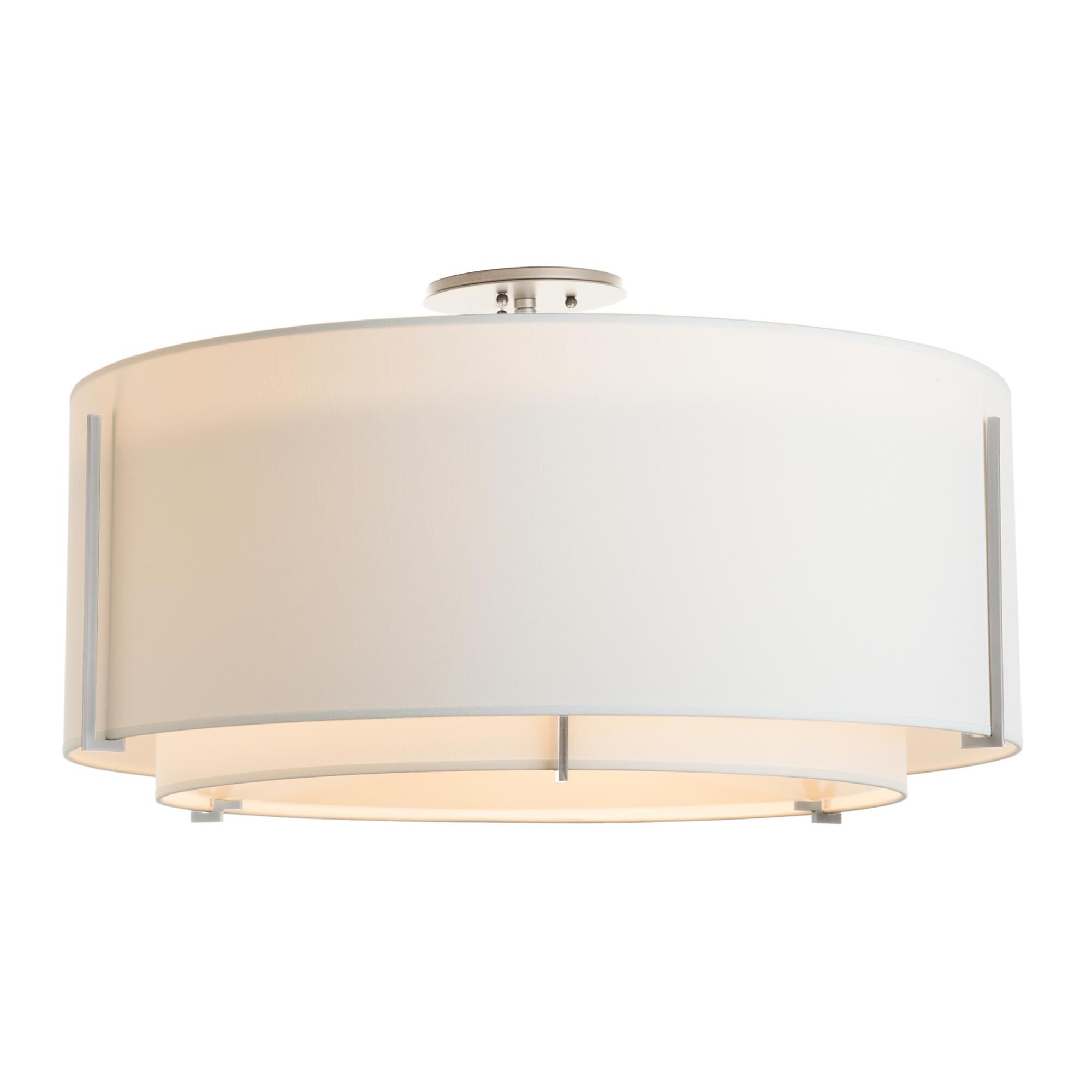 Exos 29 Inch 3 Light Semi Flush Mount by Hubbardton Forge