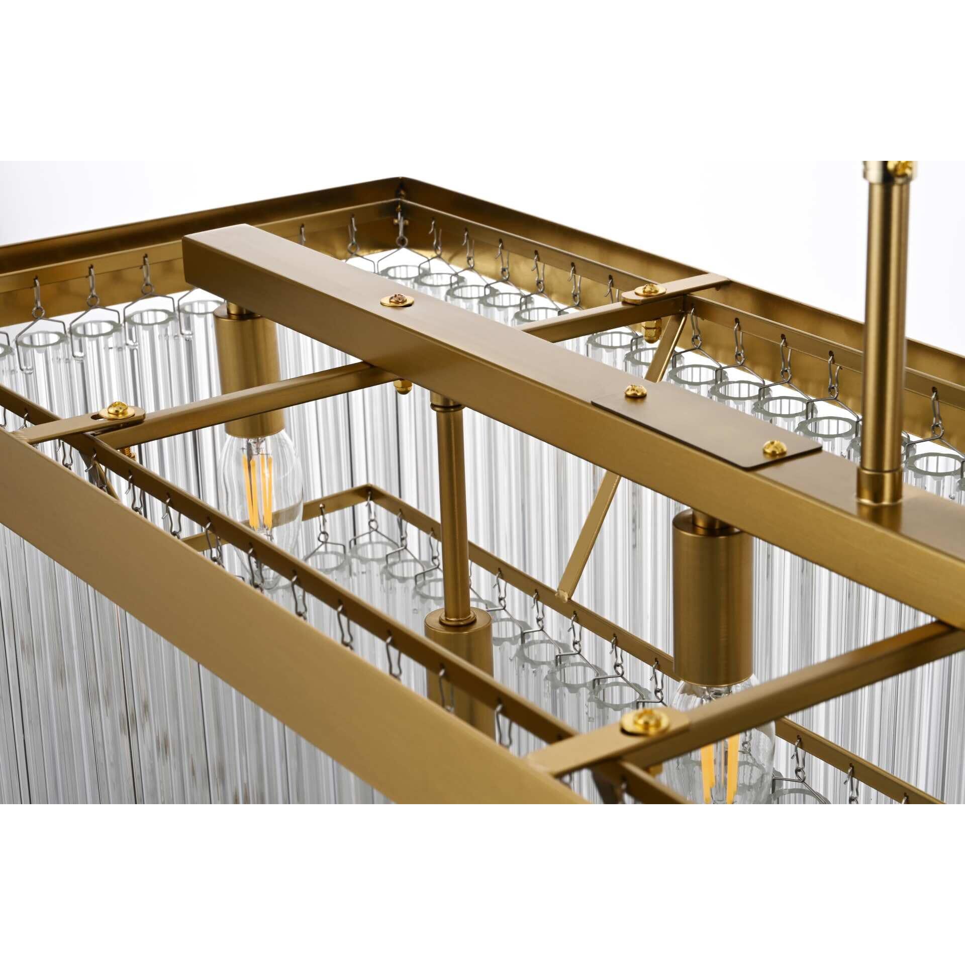 Harlow 53 Inch Linear Suspension Light by Elegant Lighting