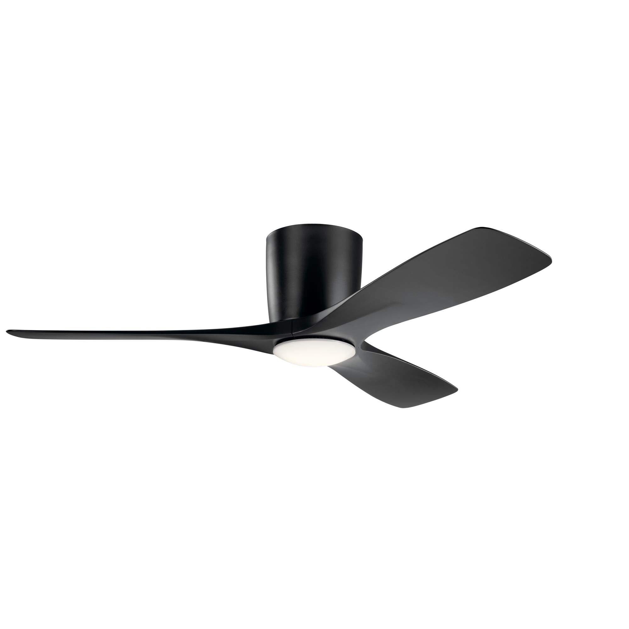 Shown in Satin Black finish and Frosted White Polycarbonate glass