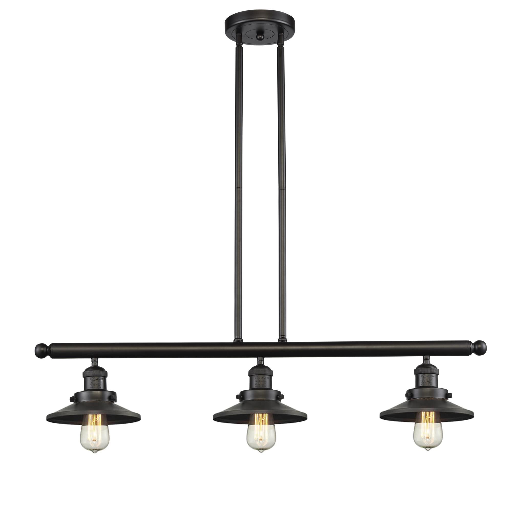 Shown in Oil Rubbed Bronze finish and Oil Rubbed Bronze shade