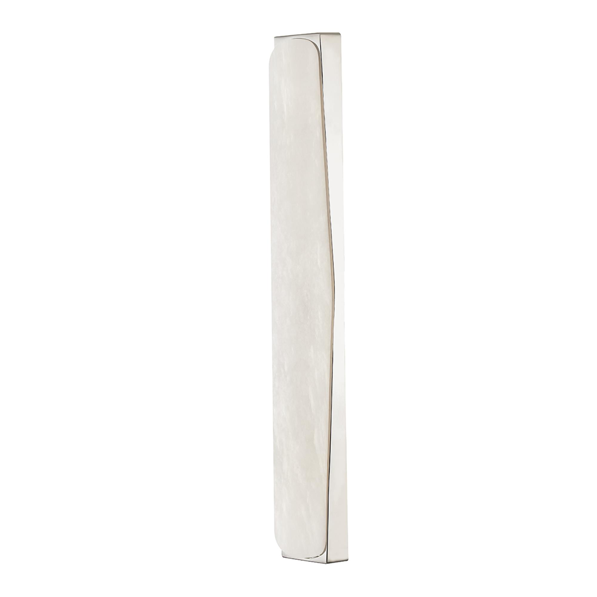 Shown in Burnished Nickel finish and Natural Spanish Alabaster shade